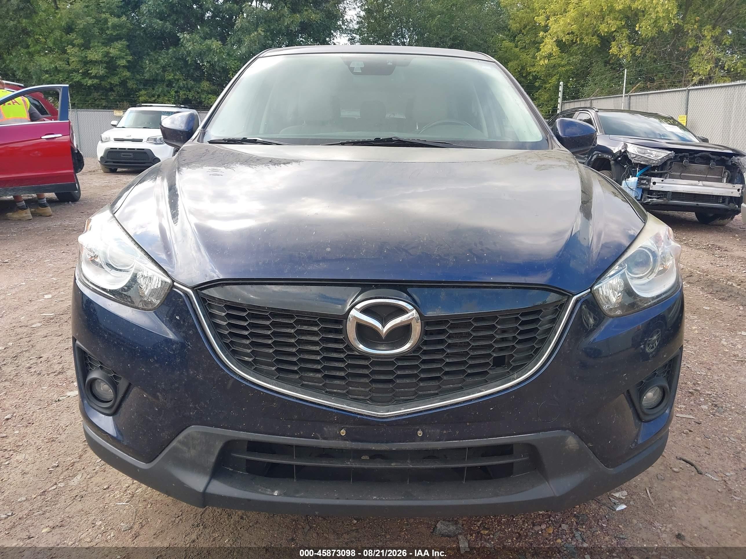 2014 Mazda Cx-5 Grand Touring Dark Blue vin: JM3KE4DY6E0311089