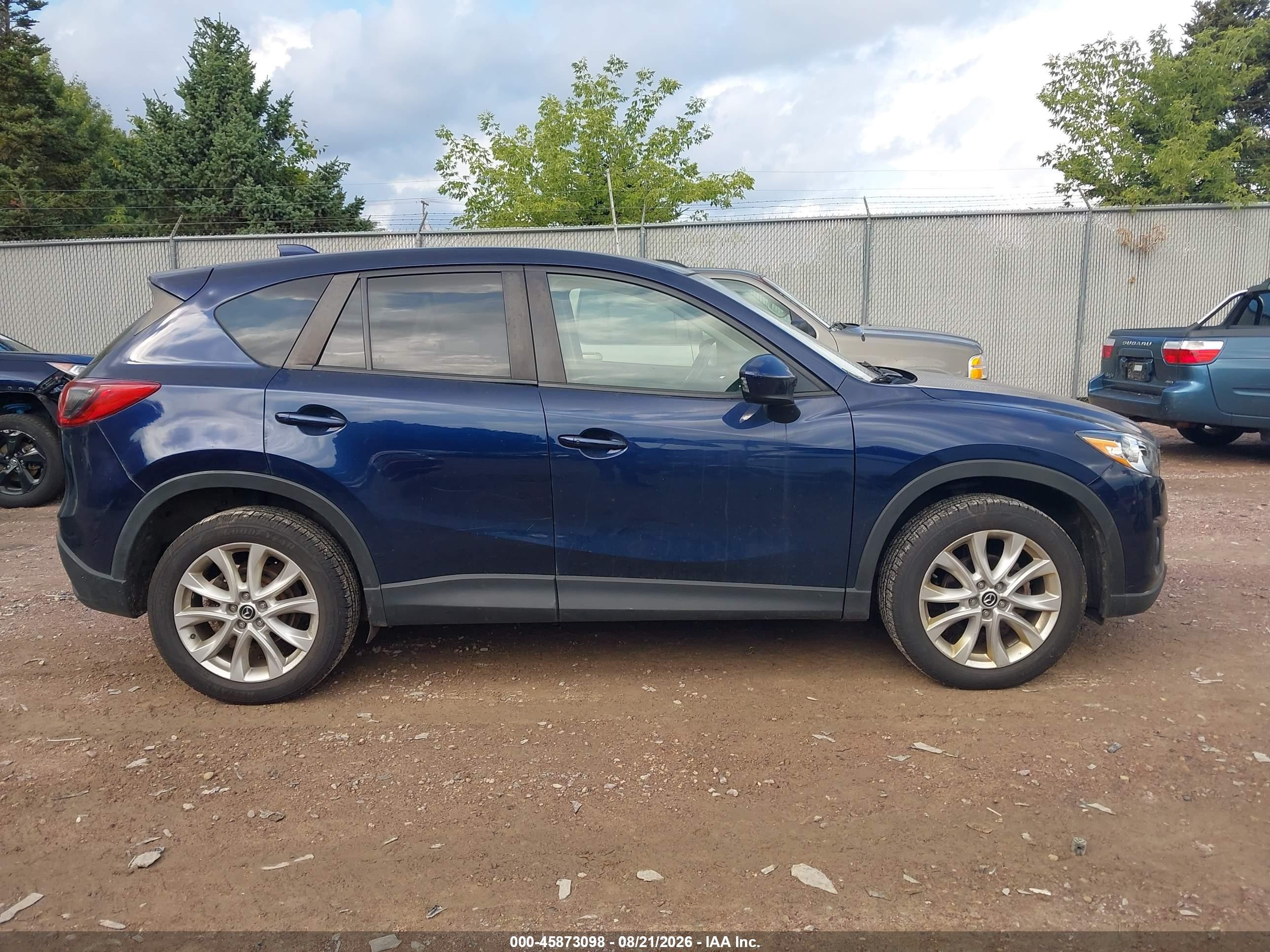 2014 Mazda Cx-5 Grand Touring Dark Blue vin: JM3KE4DY6E0311089