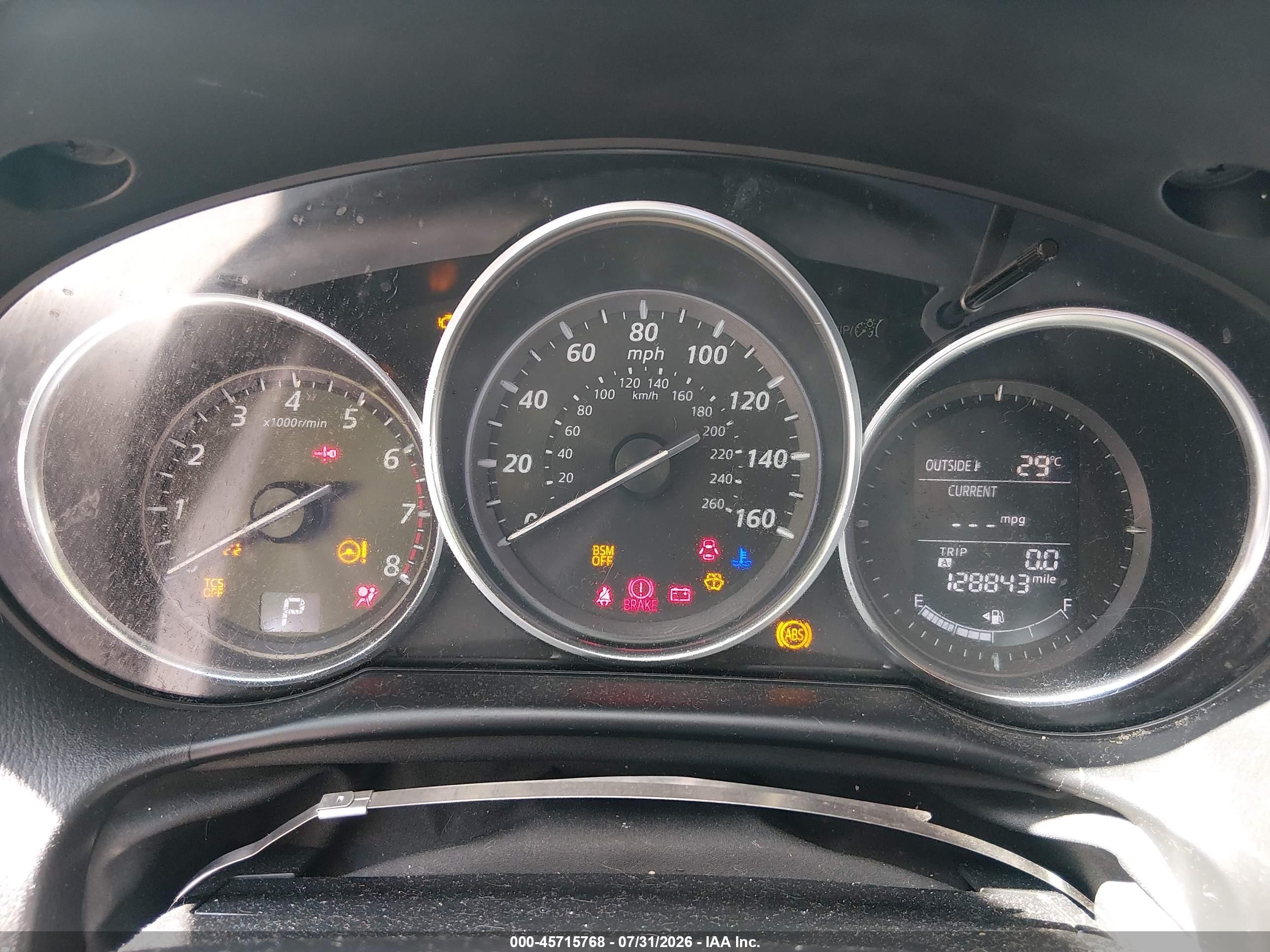 2014 Mazda Cx-5 Grand Touring Gray vin: JM3KE4DY6E0371566