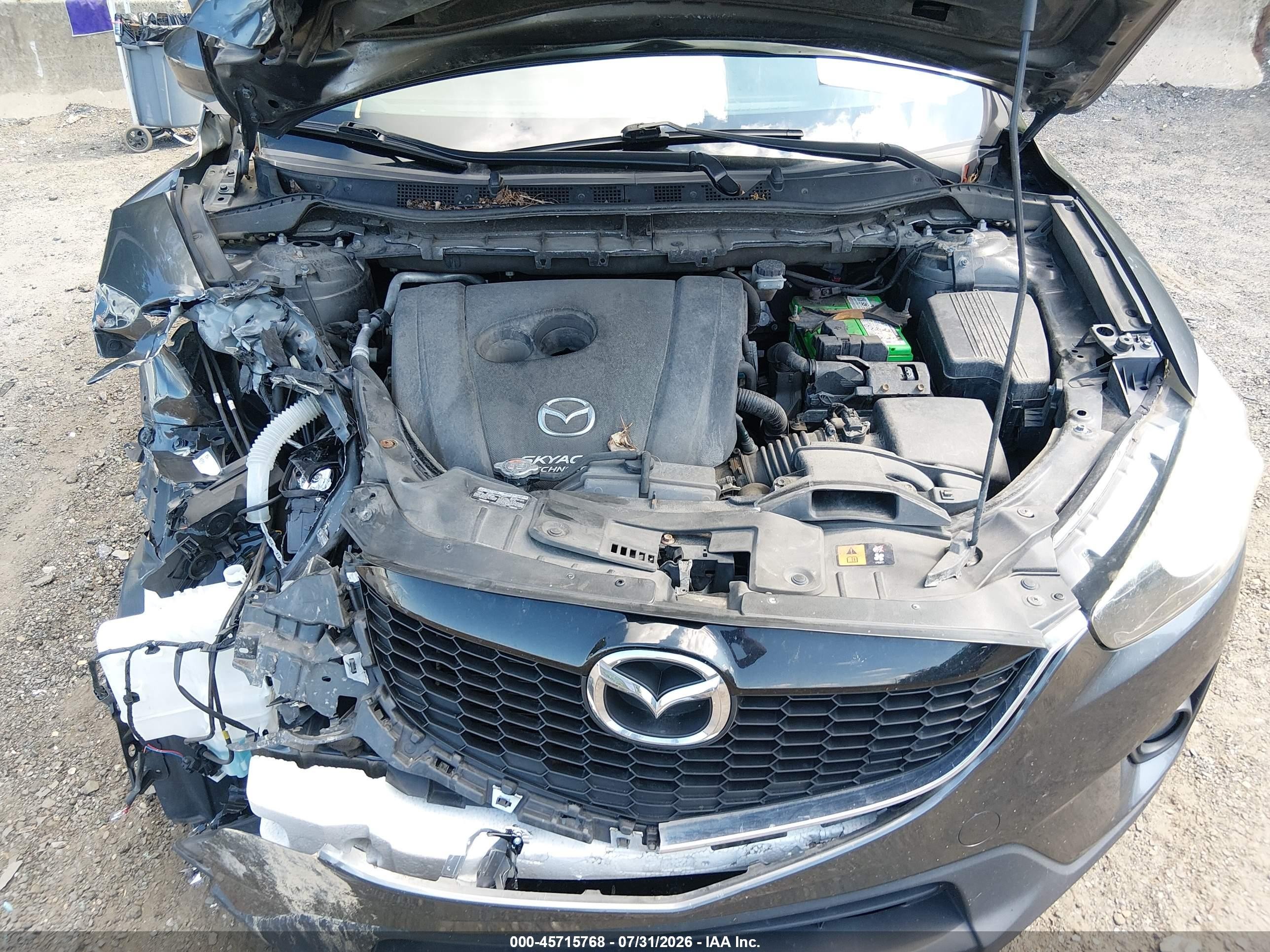 2014 Mazda Cx-5 Grand Touring Gray vin: JM3KE4DY6E0371566