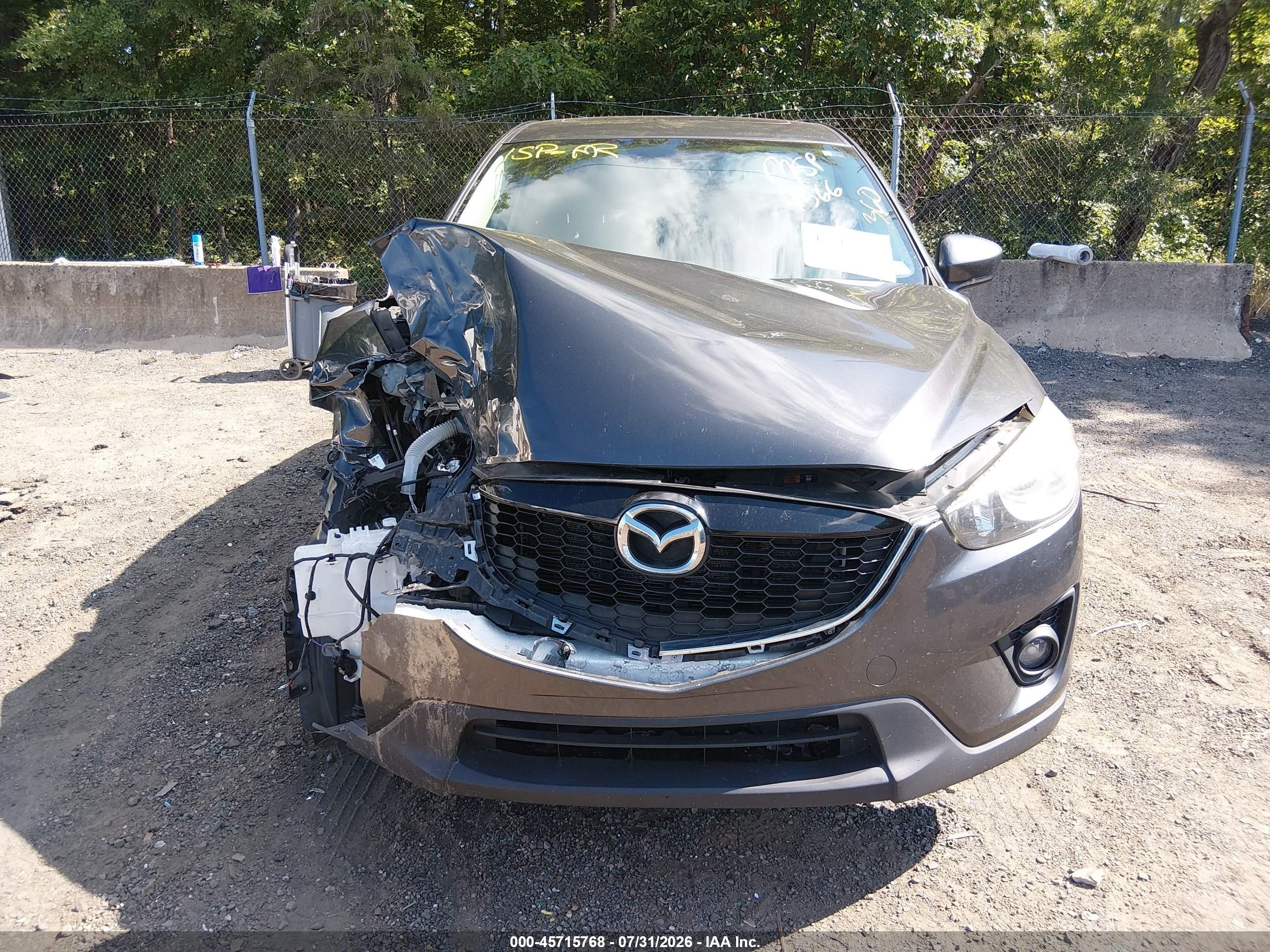2014 Mazda Cx-5 Grand Touring Gray vin: JM3KE4DY6E0371566