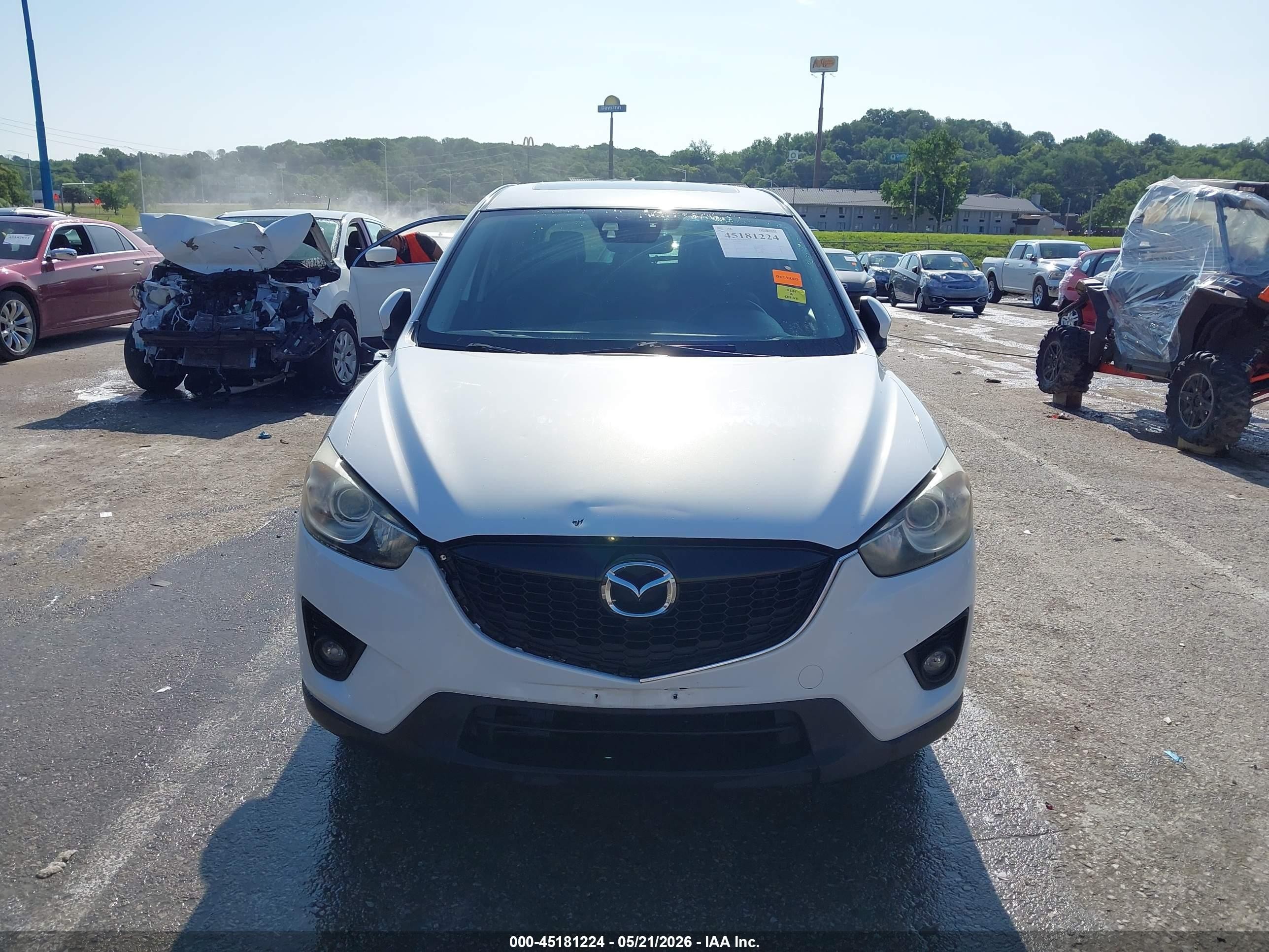 2014 Mazda Cx-5 Grand Touring White vin: JM3KE4DY6E0419776