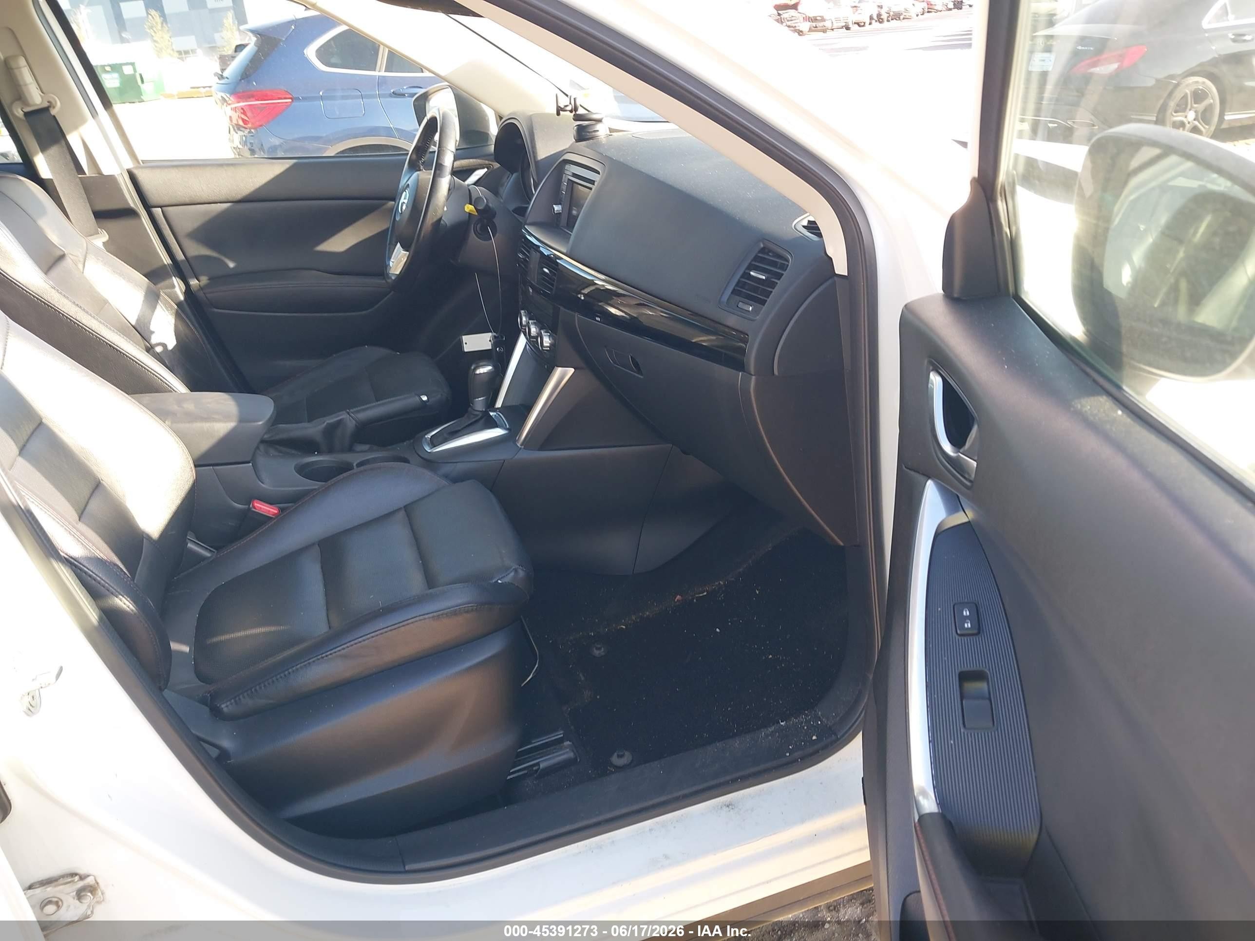2015 Mazda Cx-5 Grand Touring White vin: JM3KE4DY6F0502349