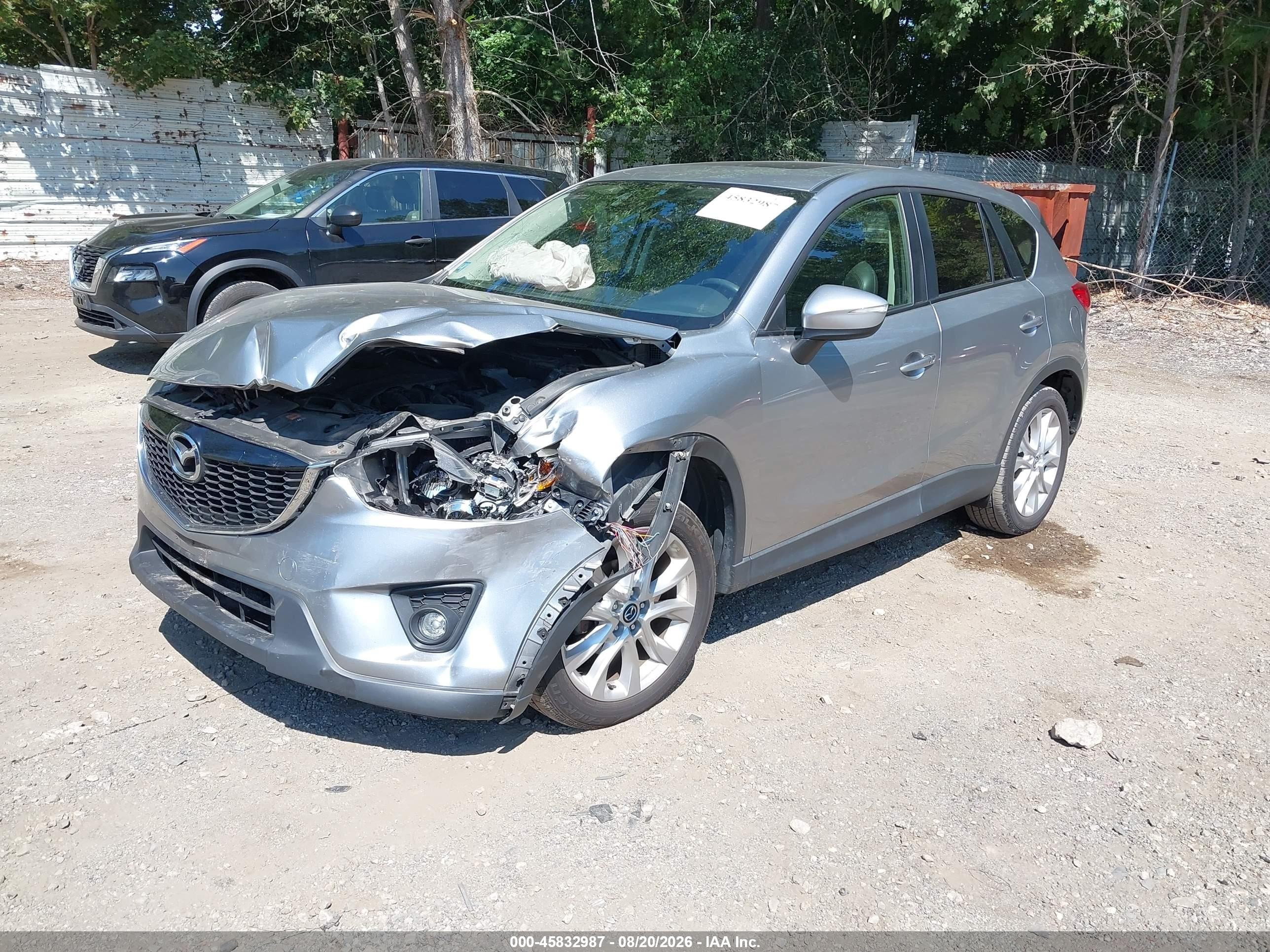 2015 Mazda Cx-5 Grand Touring Gray vin: JM3KE4DY6F0521354