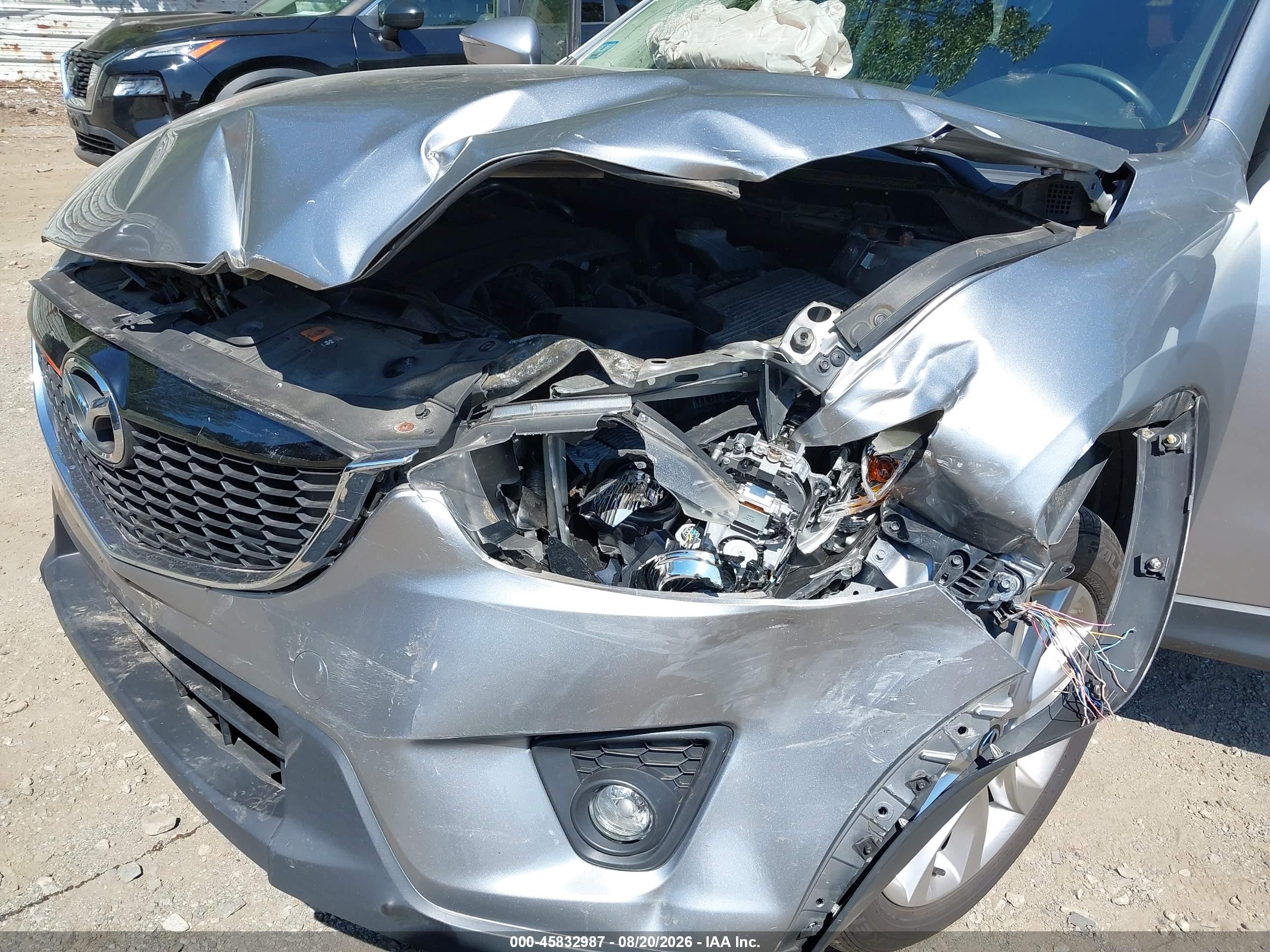 2015 Mazda Cx-5 Grand Touring Gray vin: JM3KE4DY6F0521354