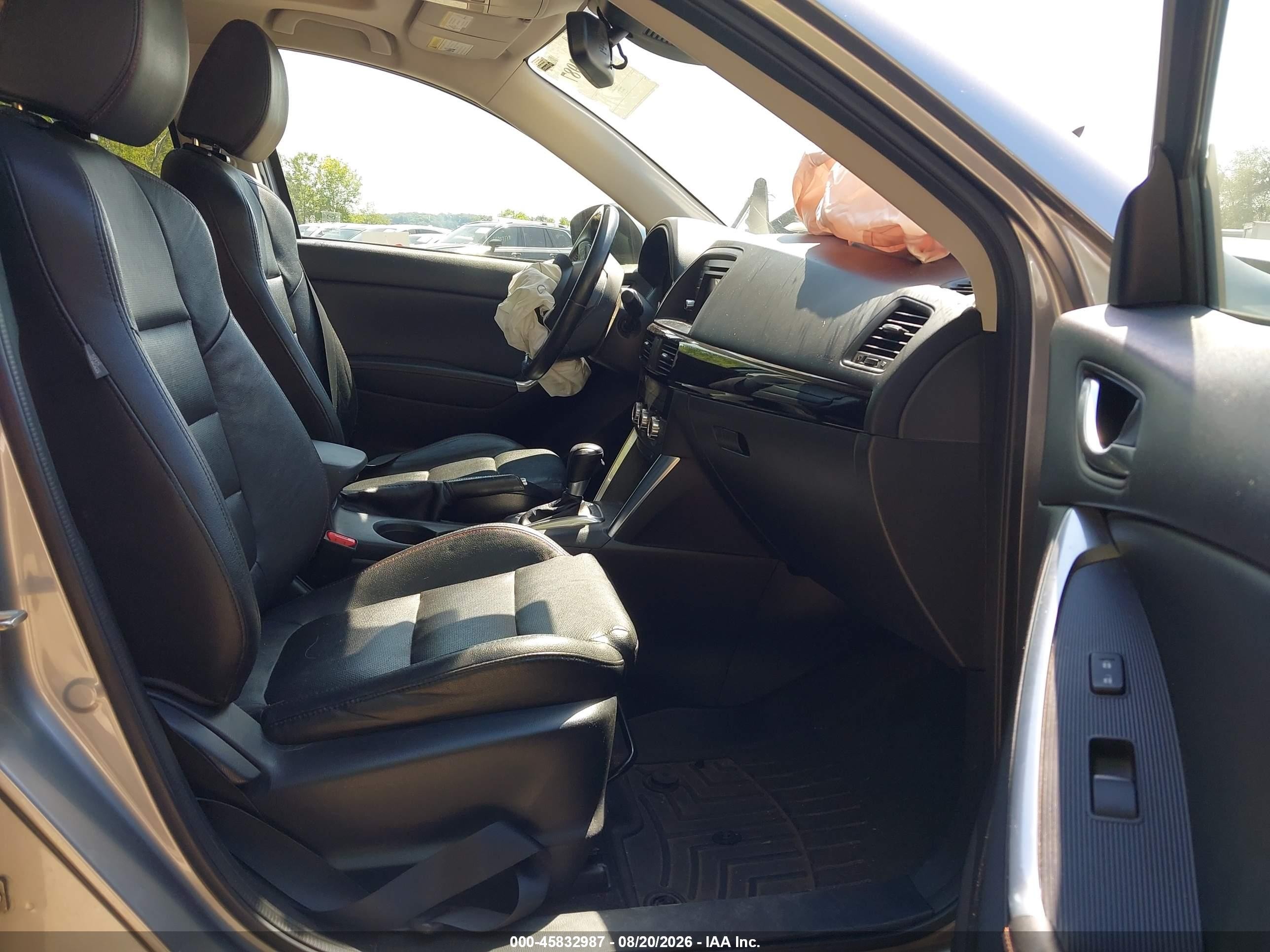 2015 Mazda Cx-5 Grand Touring Gray vin: JM3KE4DY6F0521354