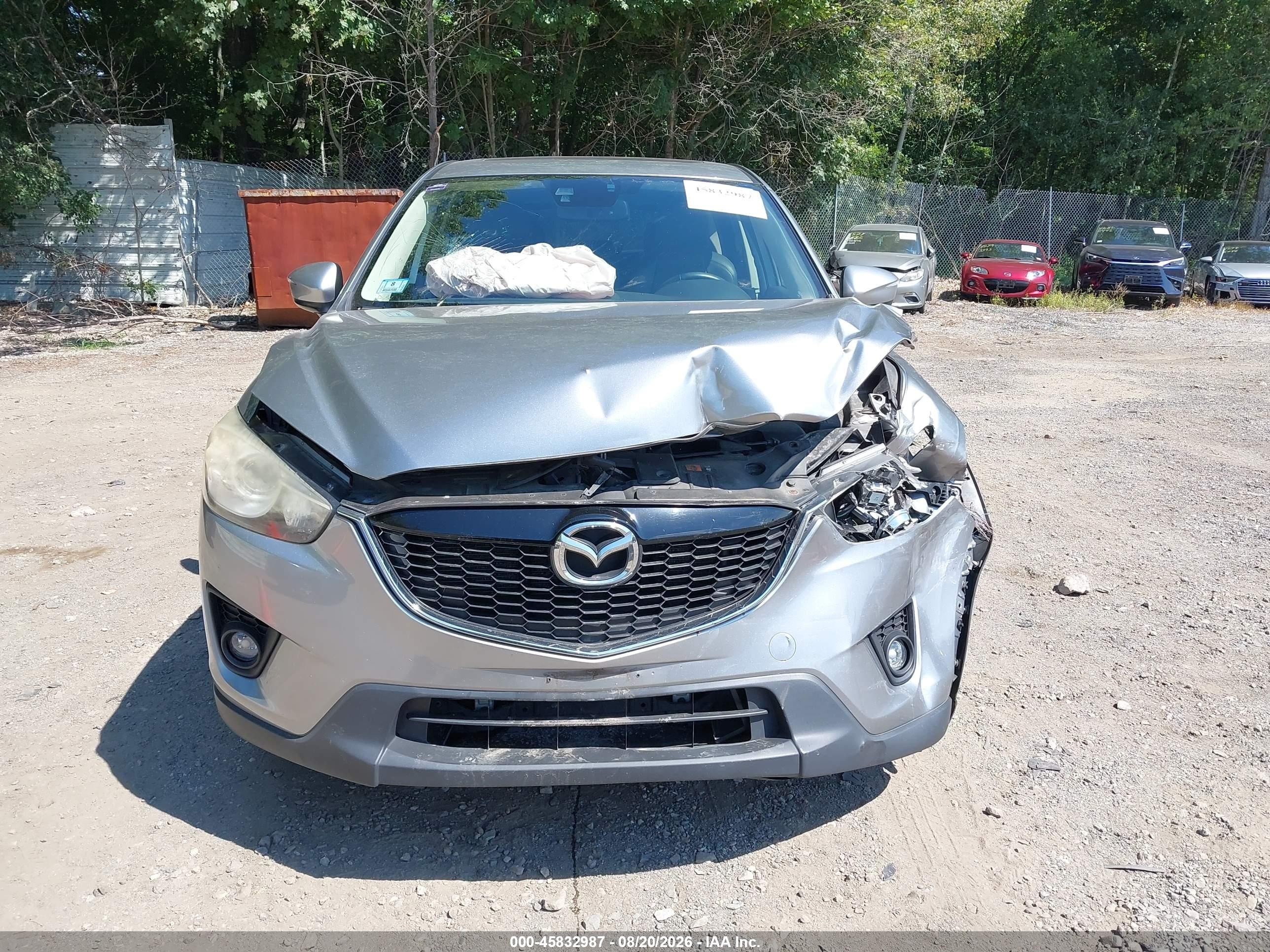2015 Mazda Cx-5 Grand Touring Gray vin: JM3KE4DY6F0521354