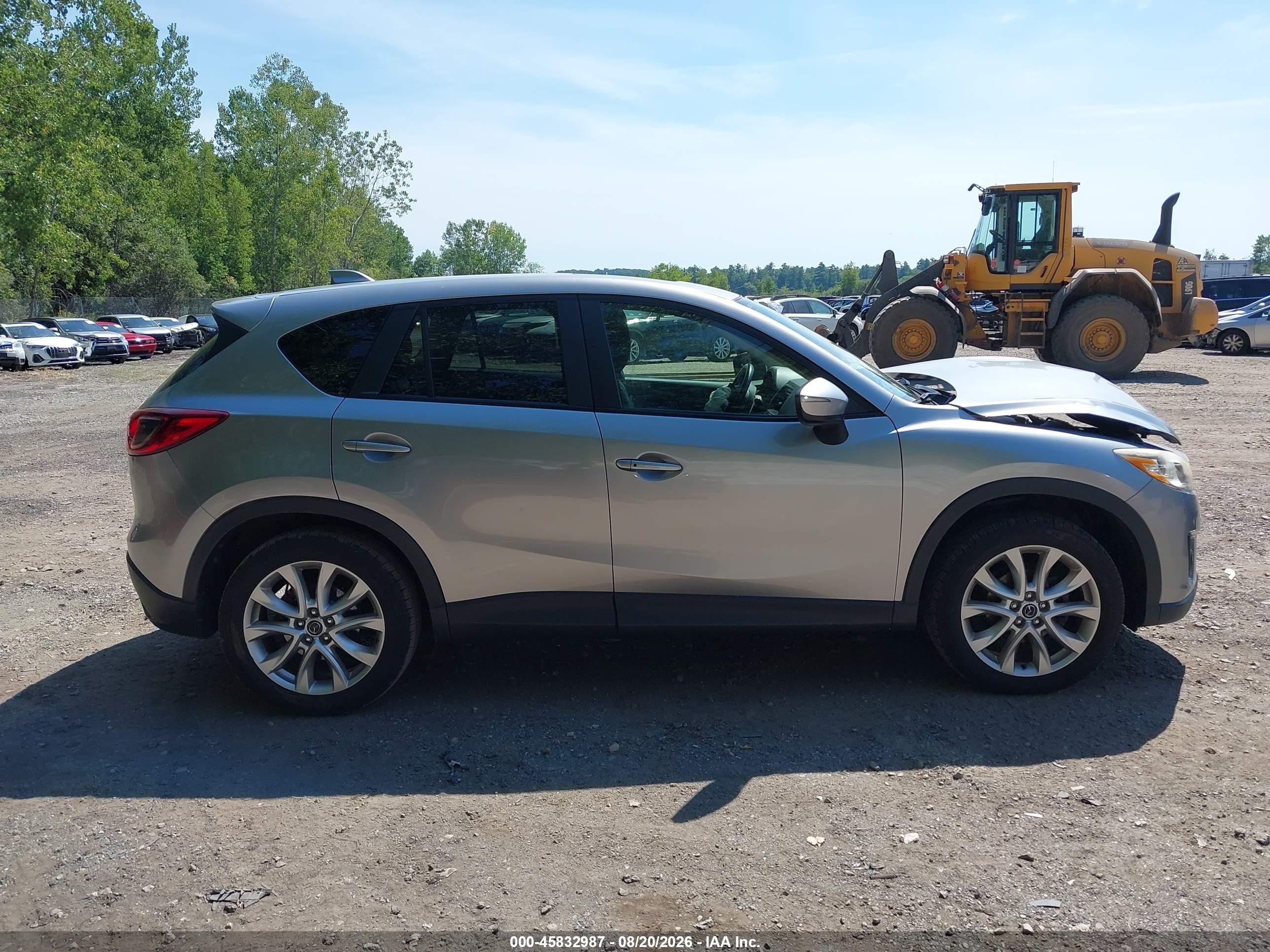 2015 Mazda Cx-5 Grand Touring Gray vin: JM3KE4DY6F0521354
