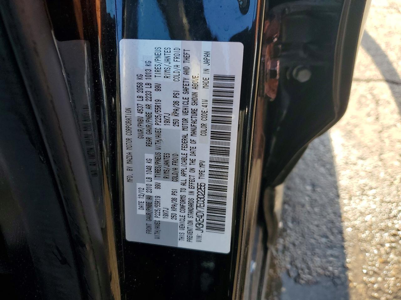 2014 Mazda Cx-5 Gt Black vin: JM3KE4DY7E0302255