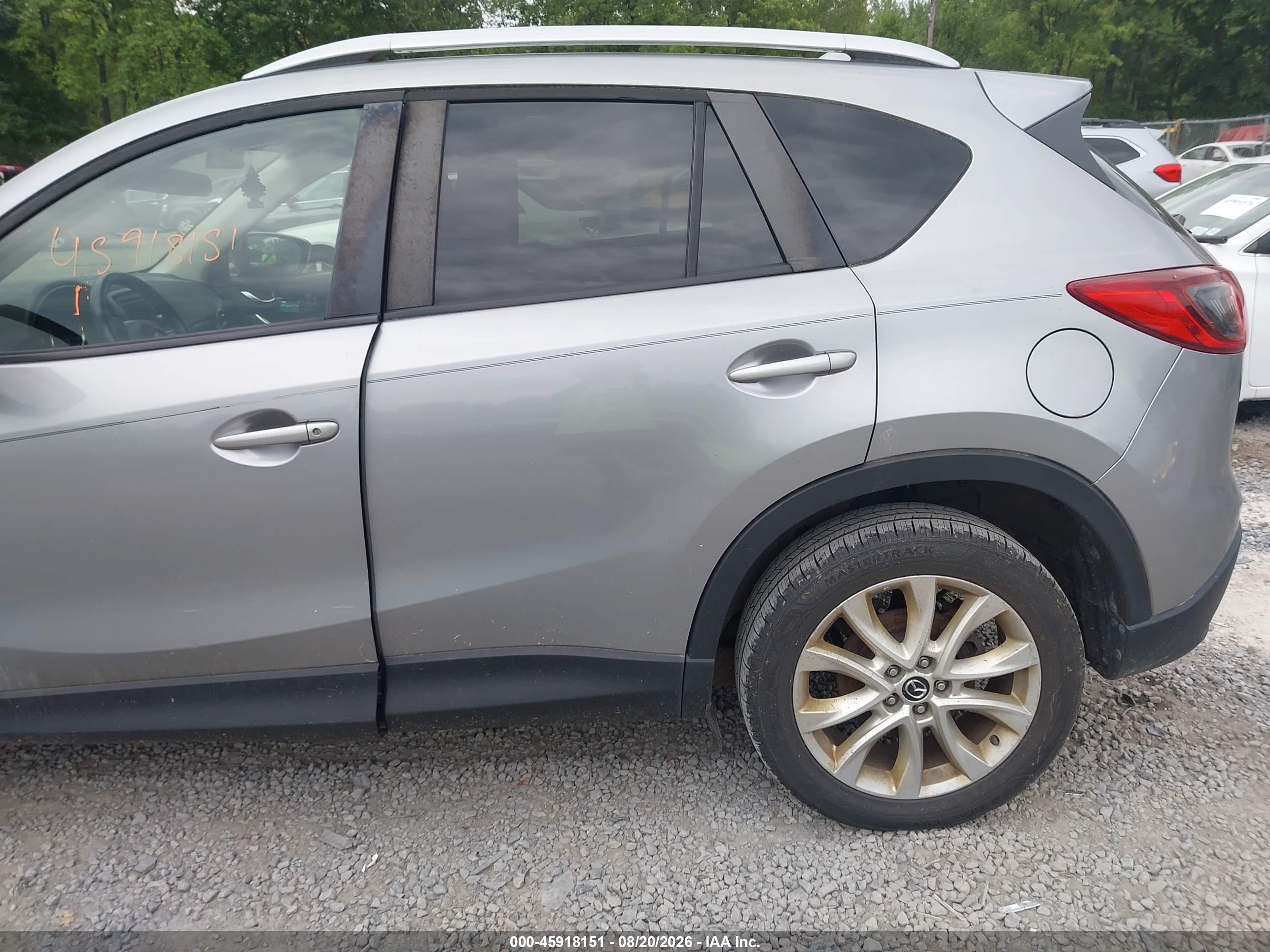 2014 Mazda Cx-5 Grand Touring Silver vin: JM3KE4DY7E0339564