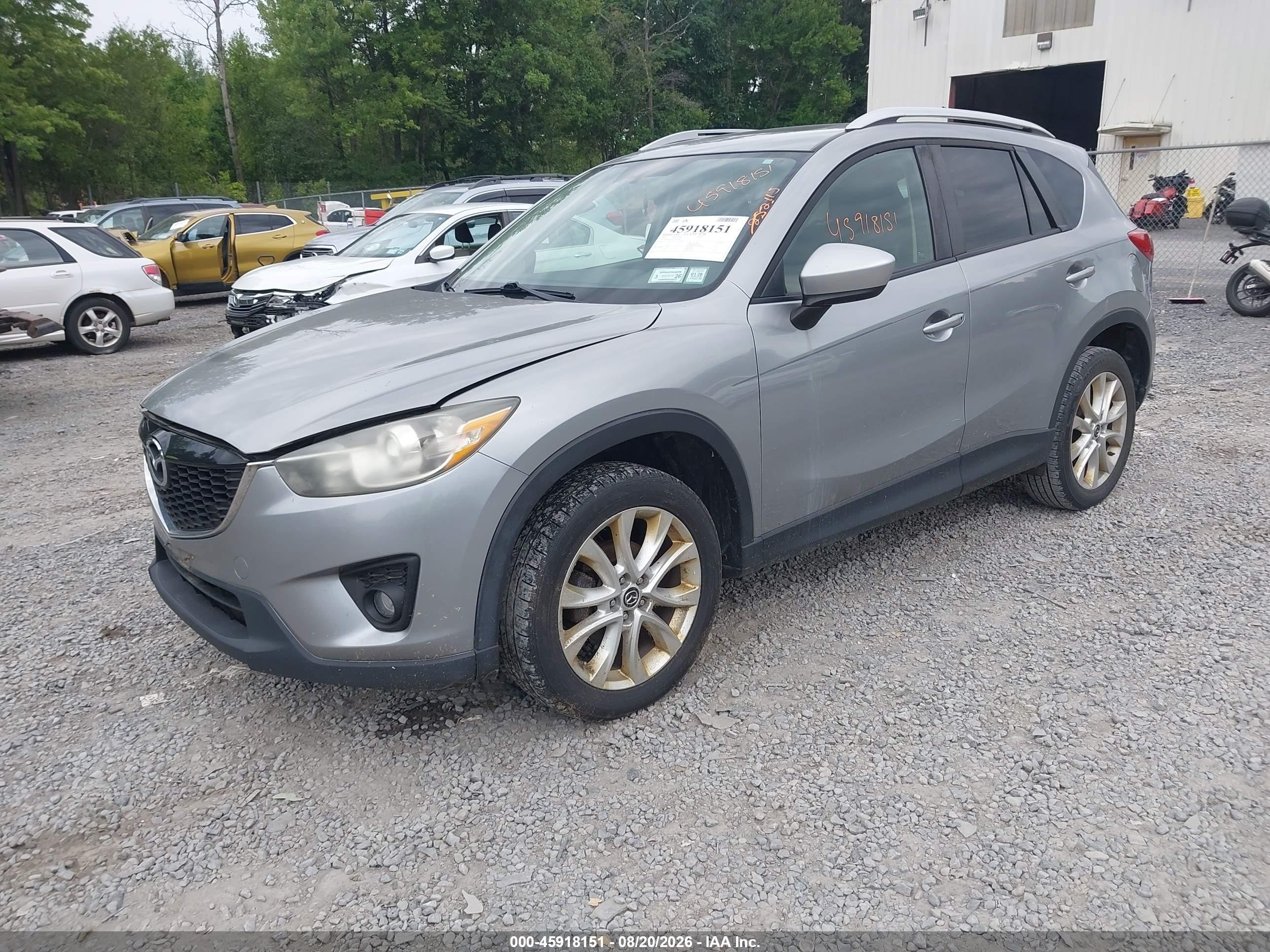 2014 Mazda Cx-5 Grand Touring Silver vin: JM3KE4DY7E0339564