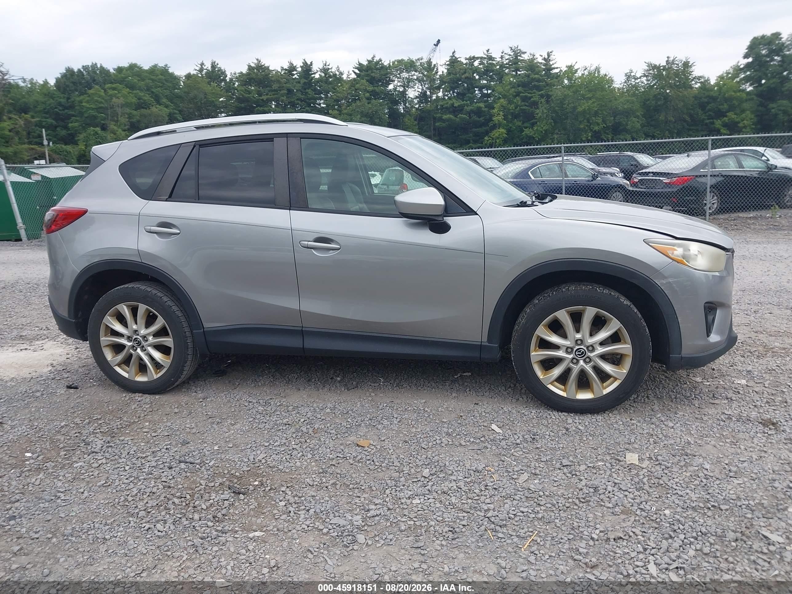 2014 Mazda Cx-5 Grand Touring Silver vin: JM3KE4DY7E0339564