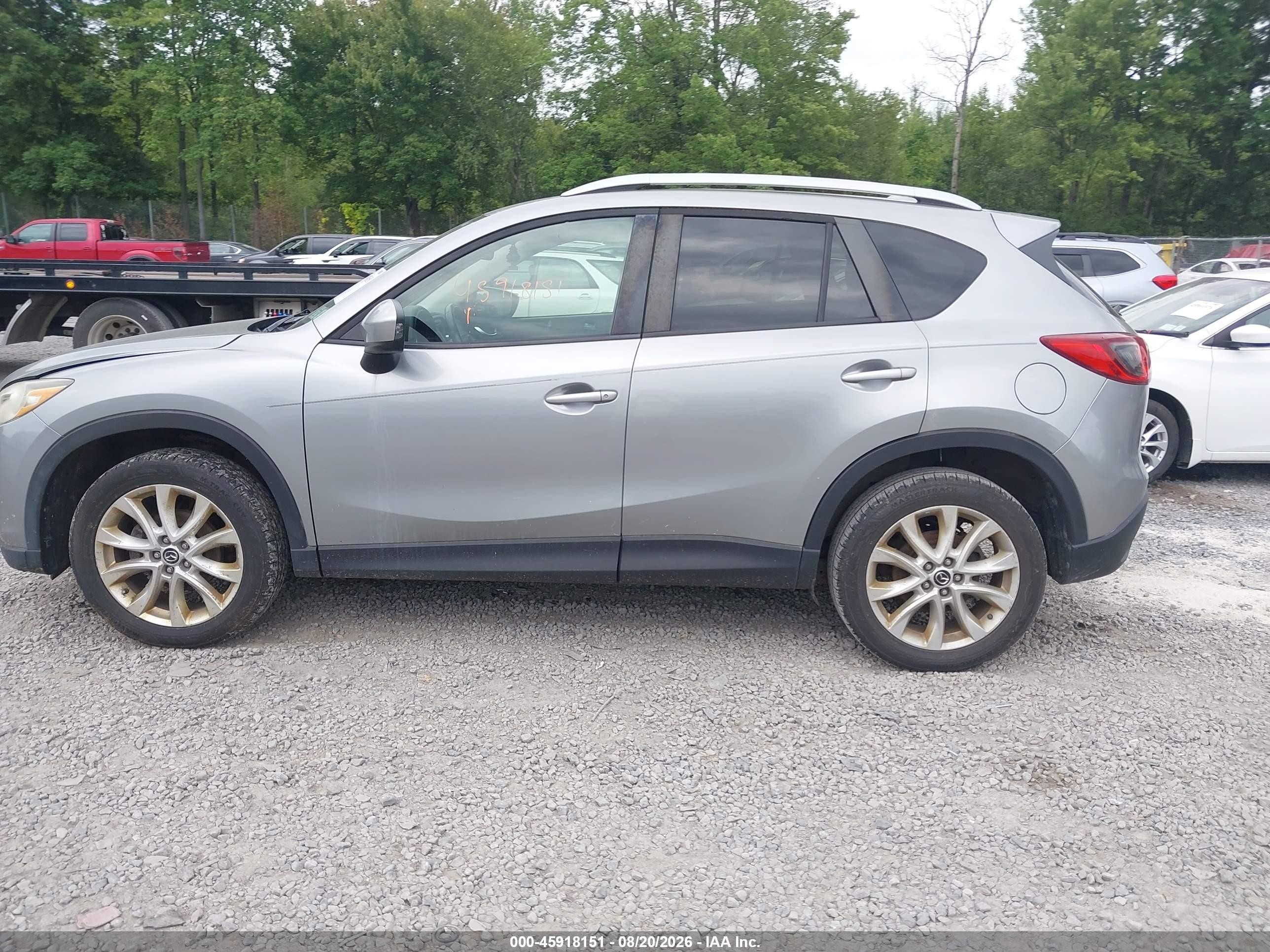 2014 Mazda Cx-5 Grand Touring Silver vin: JM3KE4DY7E0339564