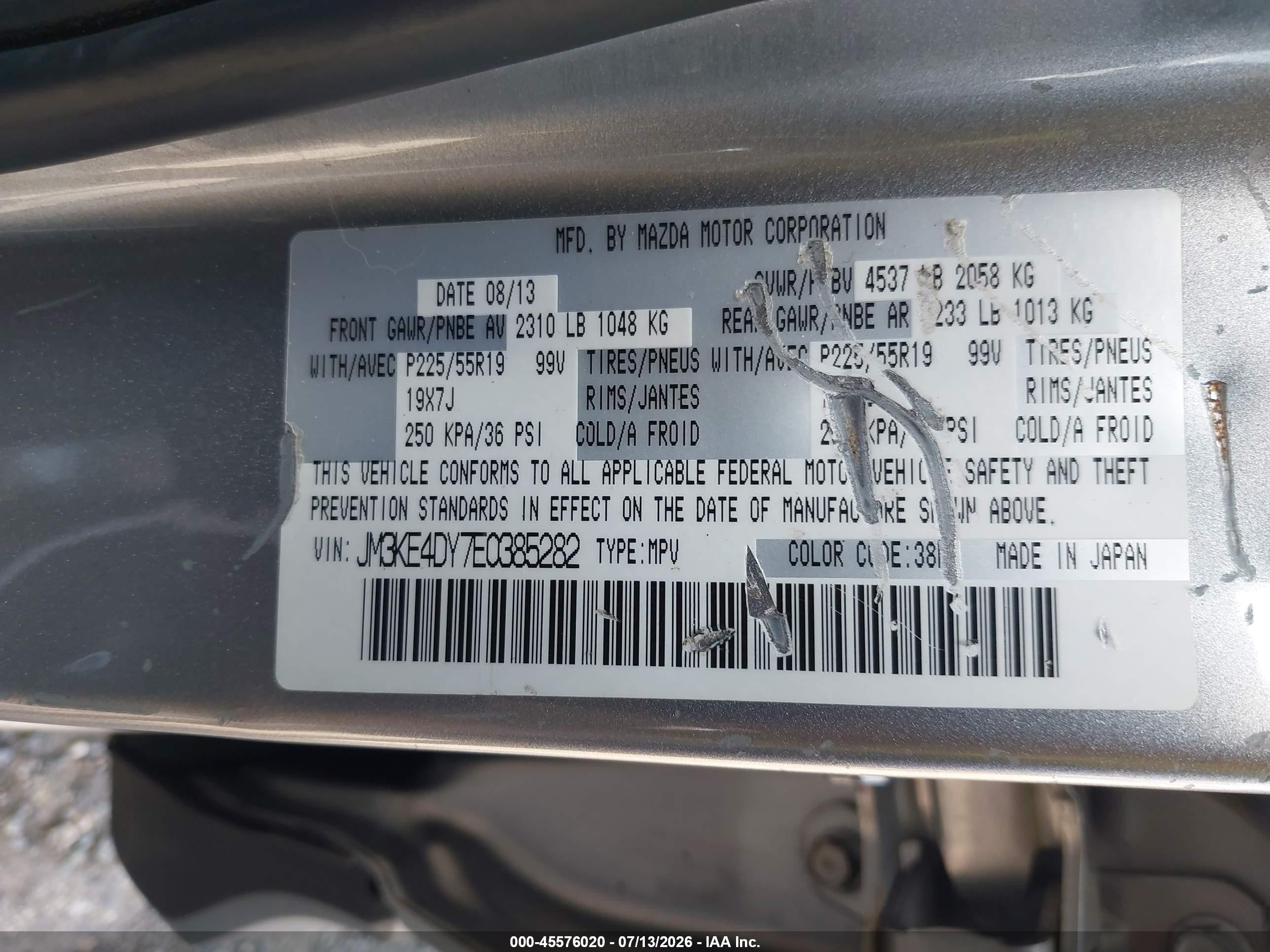 2014 Mazda Cx-5 Grand Touring Silver vin: JM3KE4DY7E0385282