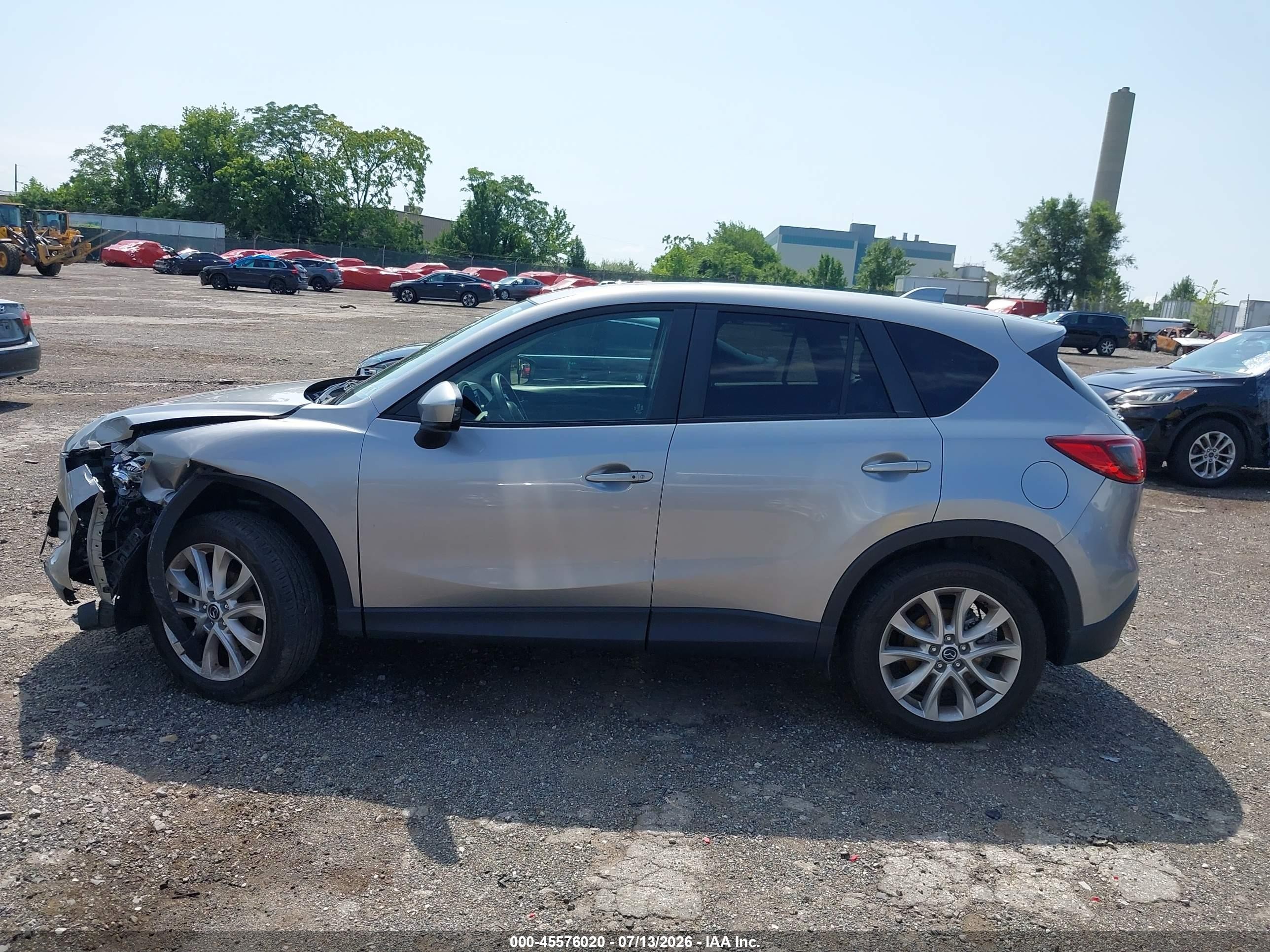 2014 Mazda Cx-5 Grand Touring Silver vin: JM3KE4DY7E0385282