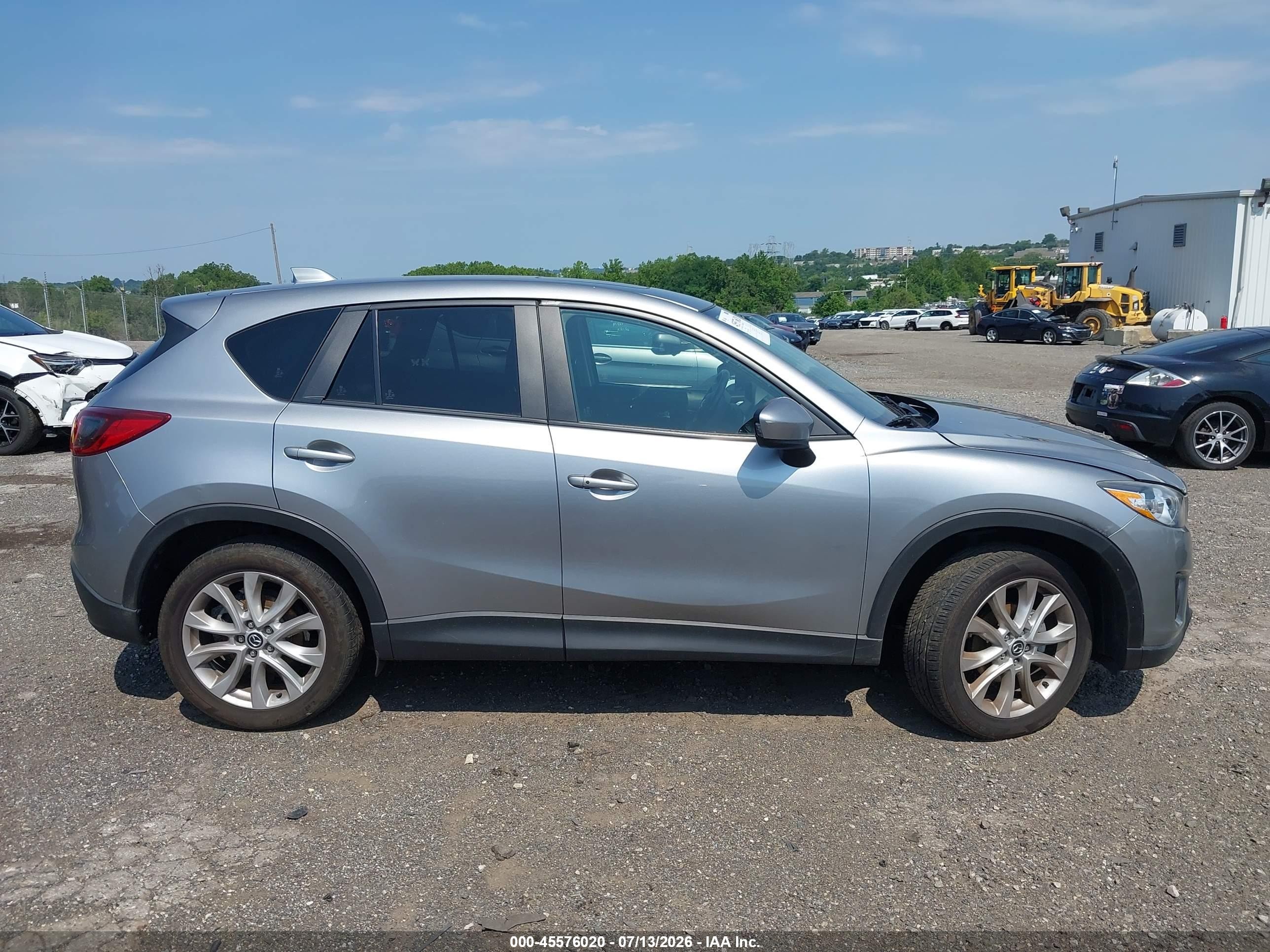 2014 Mazda Cx-5 Grand Touring Silver vin: JM3KE4DY7E0385282