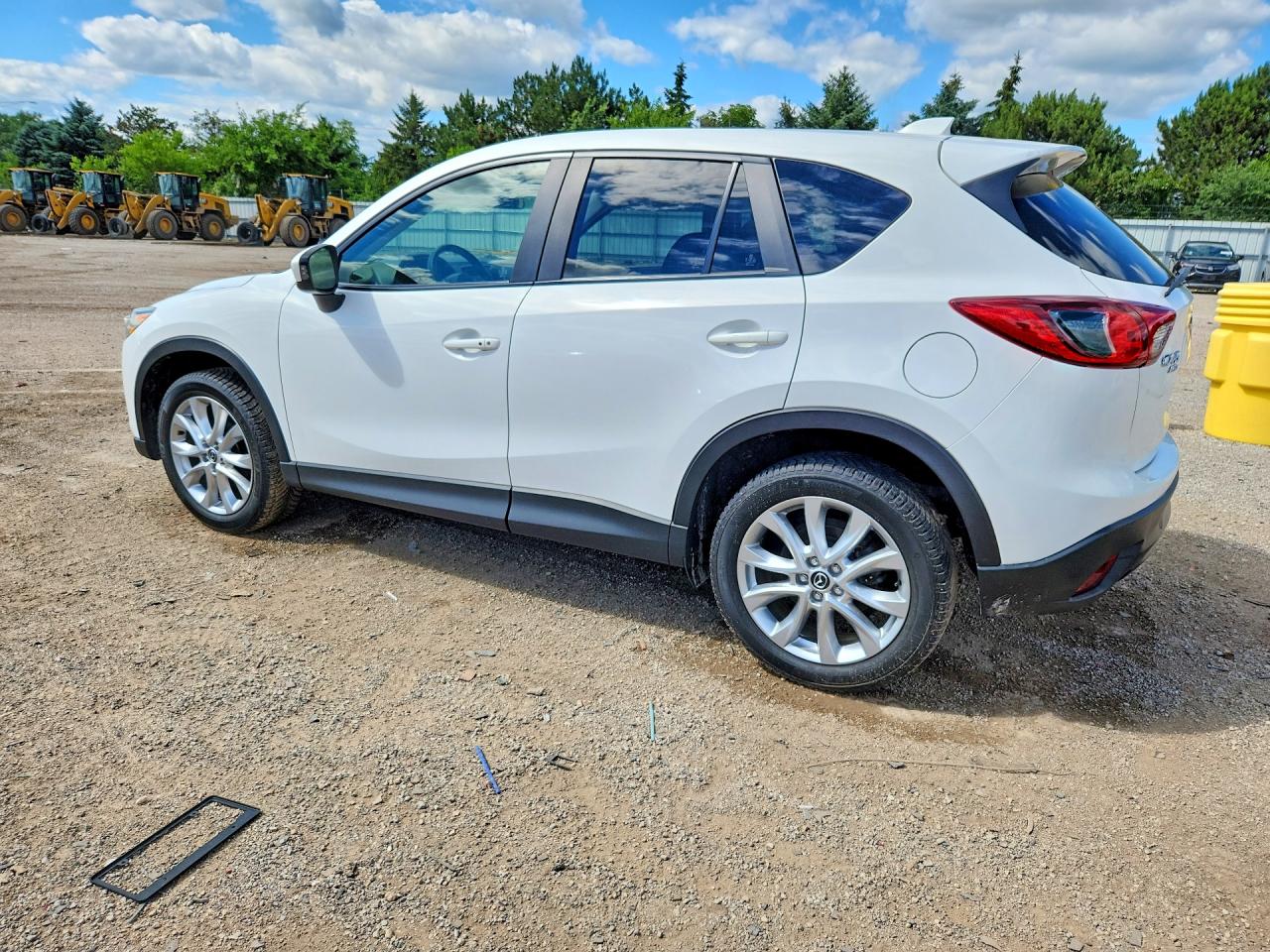 2015 Mazda Cx-5 Gt White vin: JM3KE4DY7F0446194