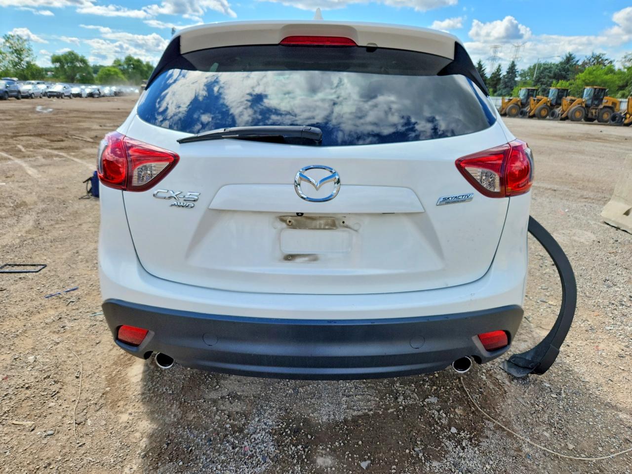2015 Mazda Cx-5 Gt White vin: JM3KE4DY7F0446194