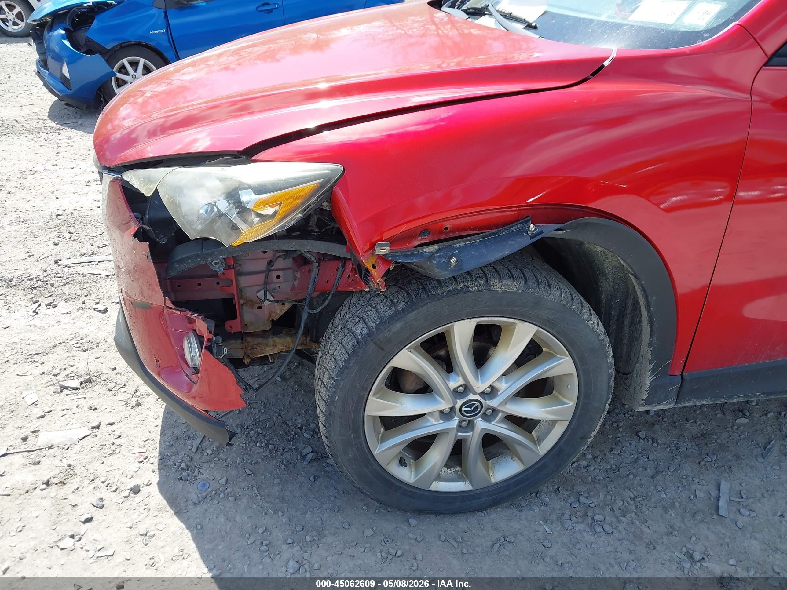 2015 Mazda Cx-5 Grand Touring Red vin: JM3KE4DY7F0447930