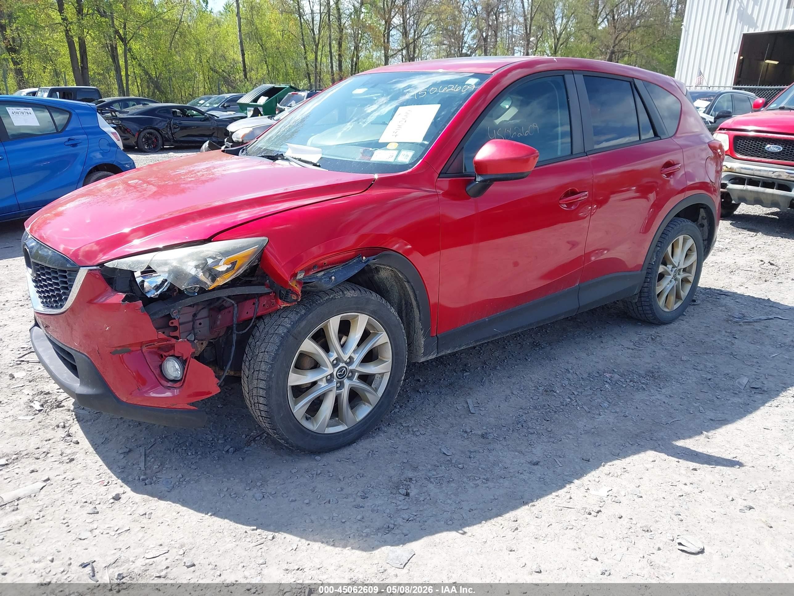 2015 Mazda Cx-5 Grand Touring Red vin: JM3KE4DY7F0447930