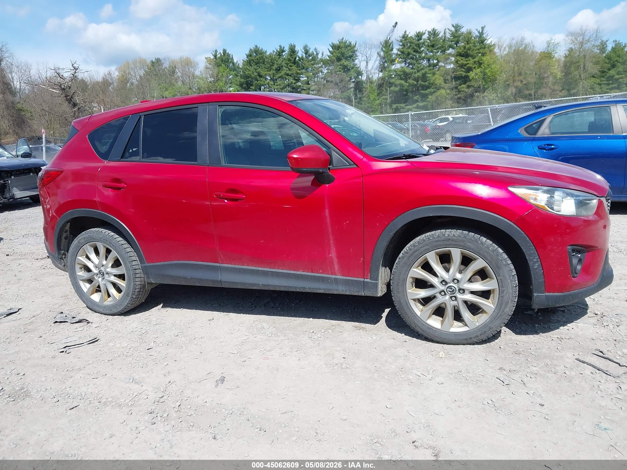 2015 Mazda Cx-5 Grand Touring Red vin: JM3KE4DY7F0447930
