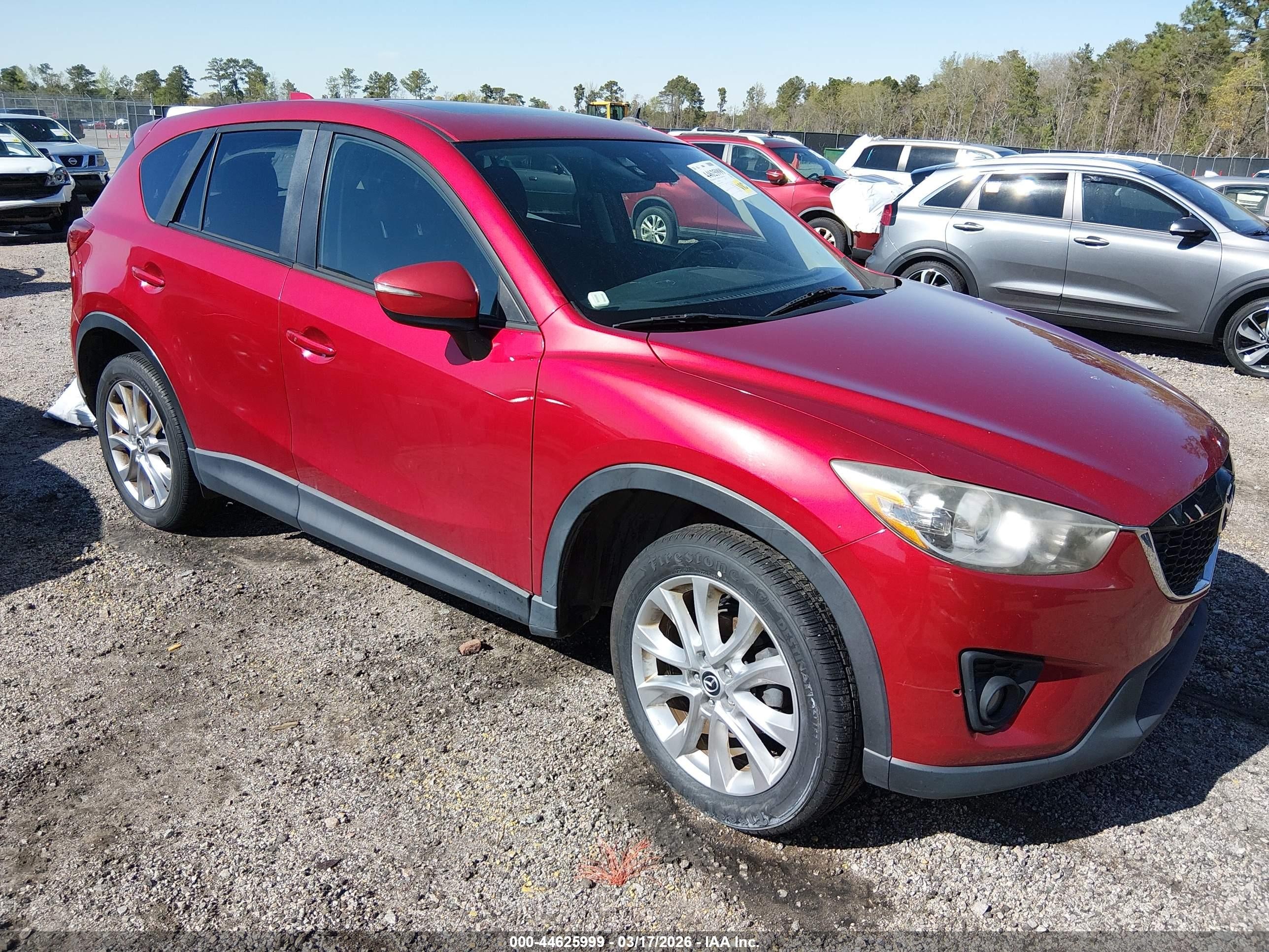 2015 Mazda Cx-5 Grand Touring Red vin: JM3KE4DY7F0470737