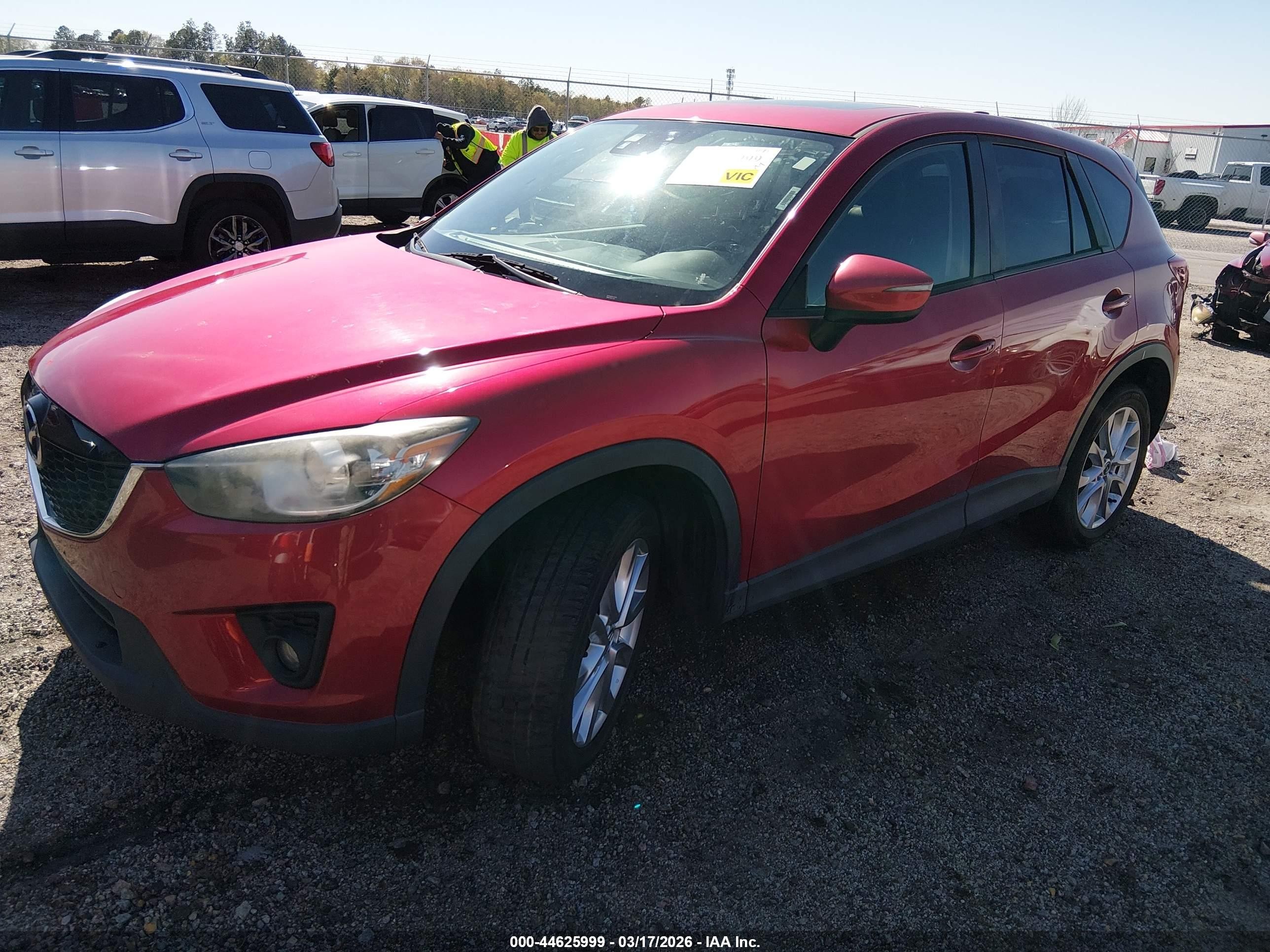 2015 Mazda Cx-5 Grand Touring Red vin: JM3KE4DY7F0470737