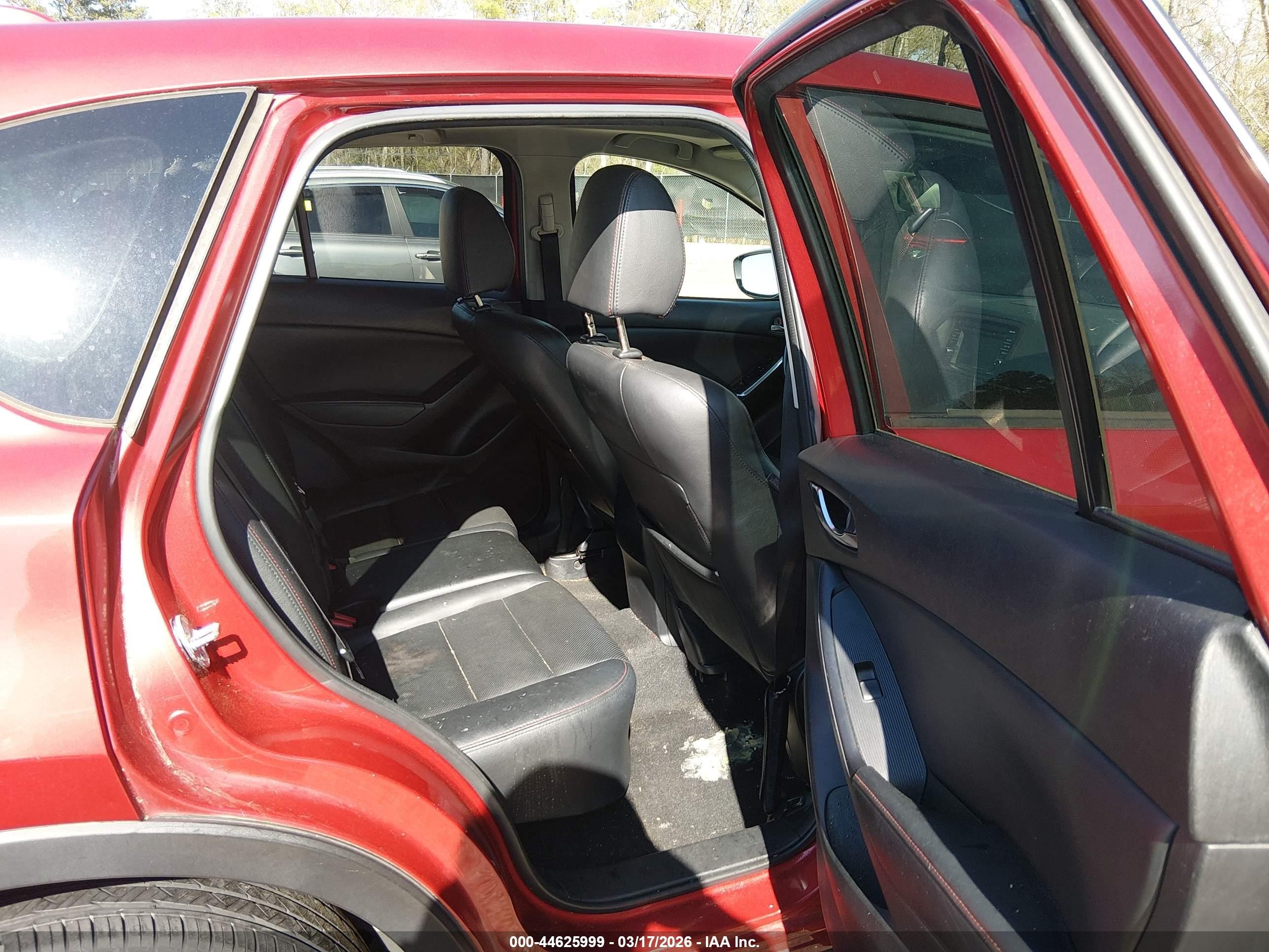 2015 Mazda Cx-5 Grand Touring Red vin: JM3KE4DY7F0470737