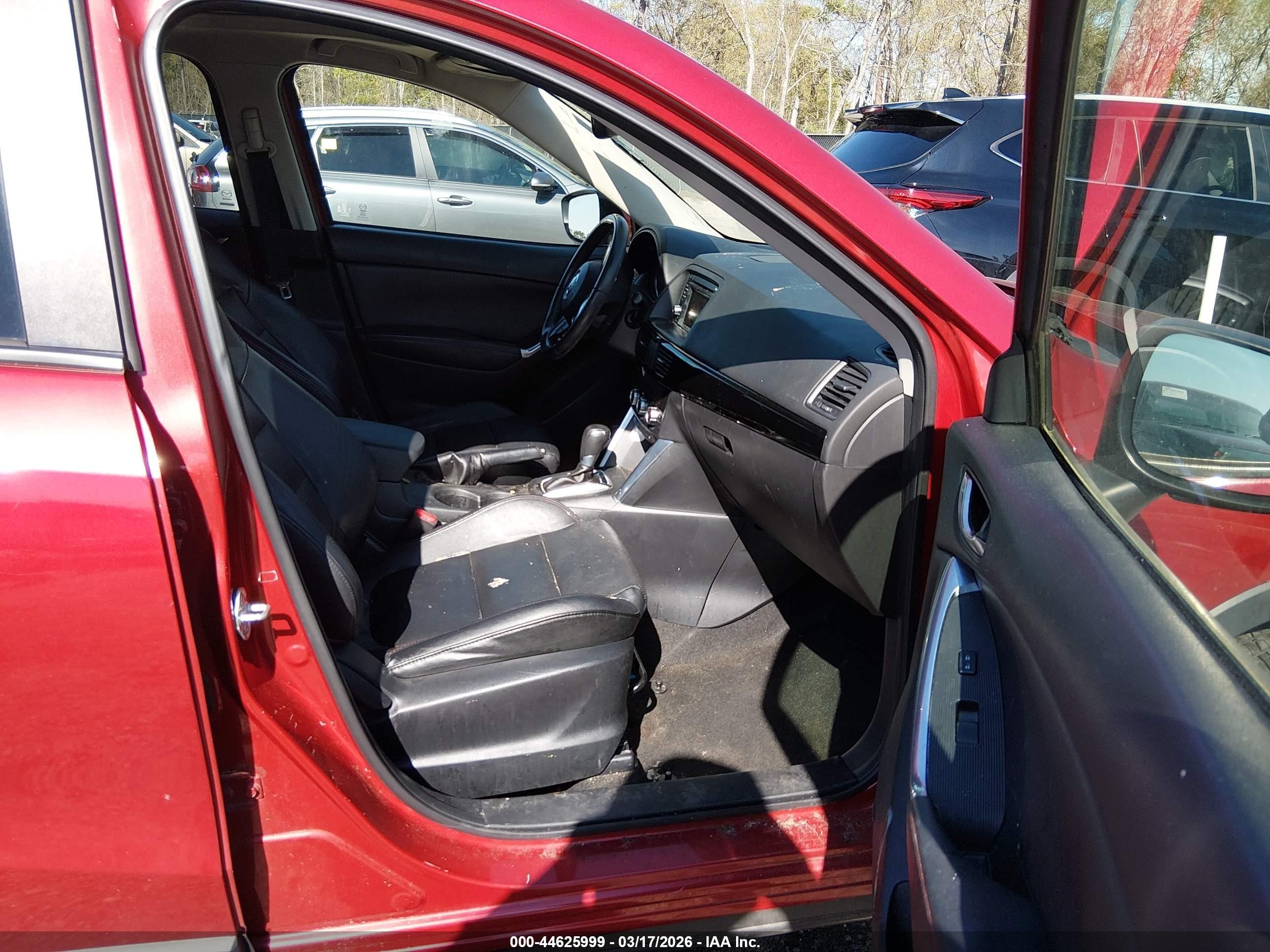 2015 Mazda Cx-5 Grand Touring Red vin: JM3KE4DY7F0470737