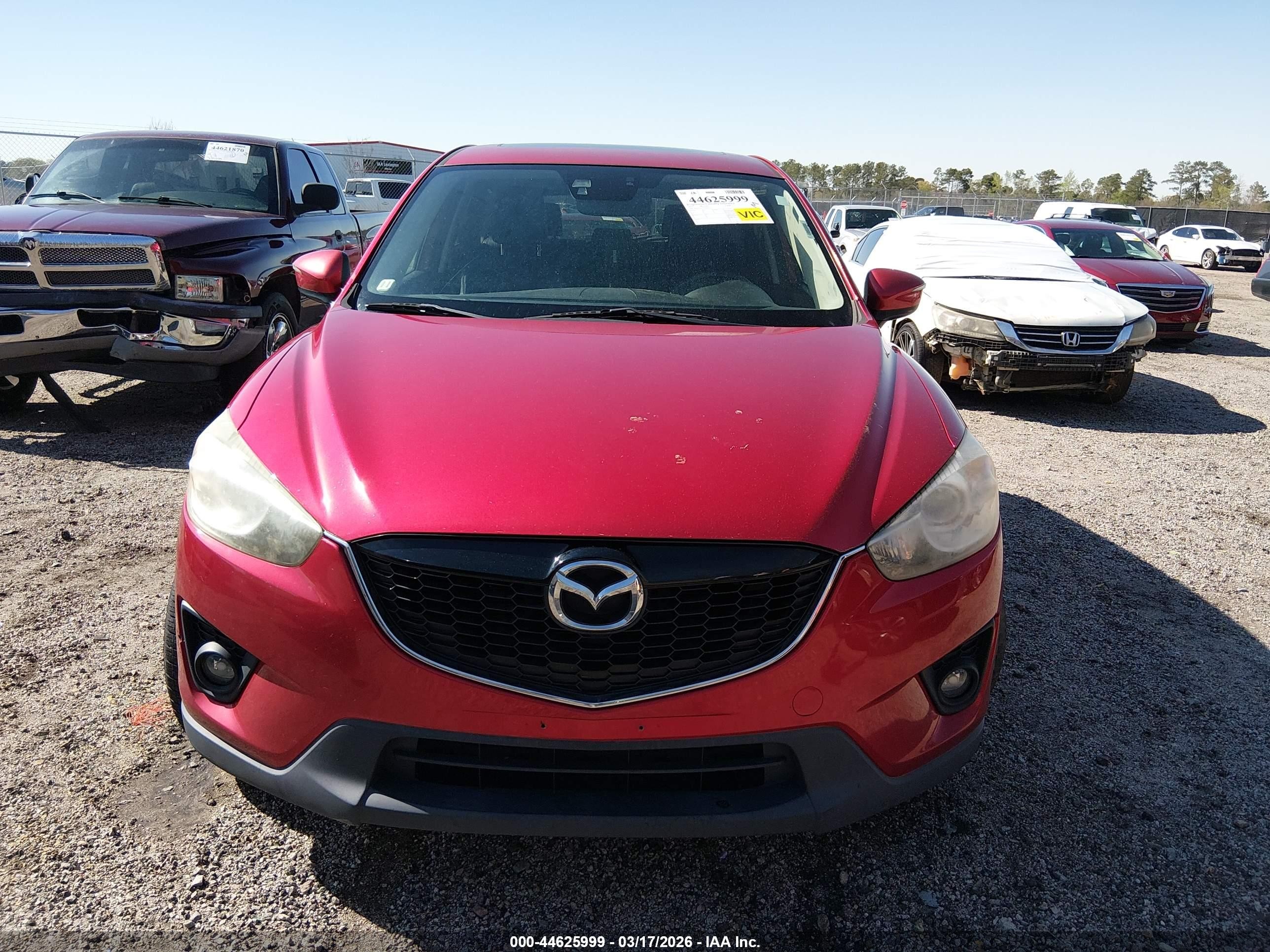 2015 Mazda Cx-5 Grand Touring Red vin: JM3KE4DY7F0470737