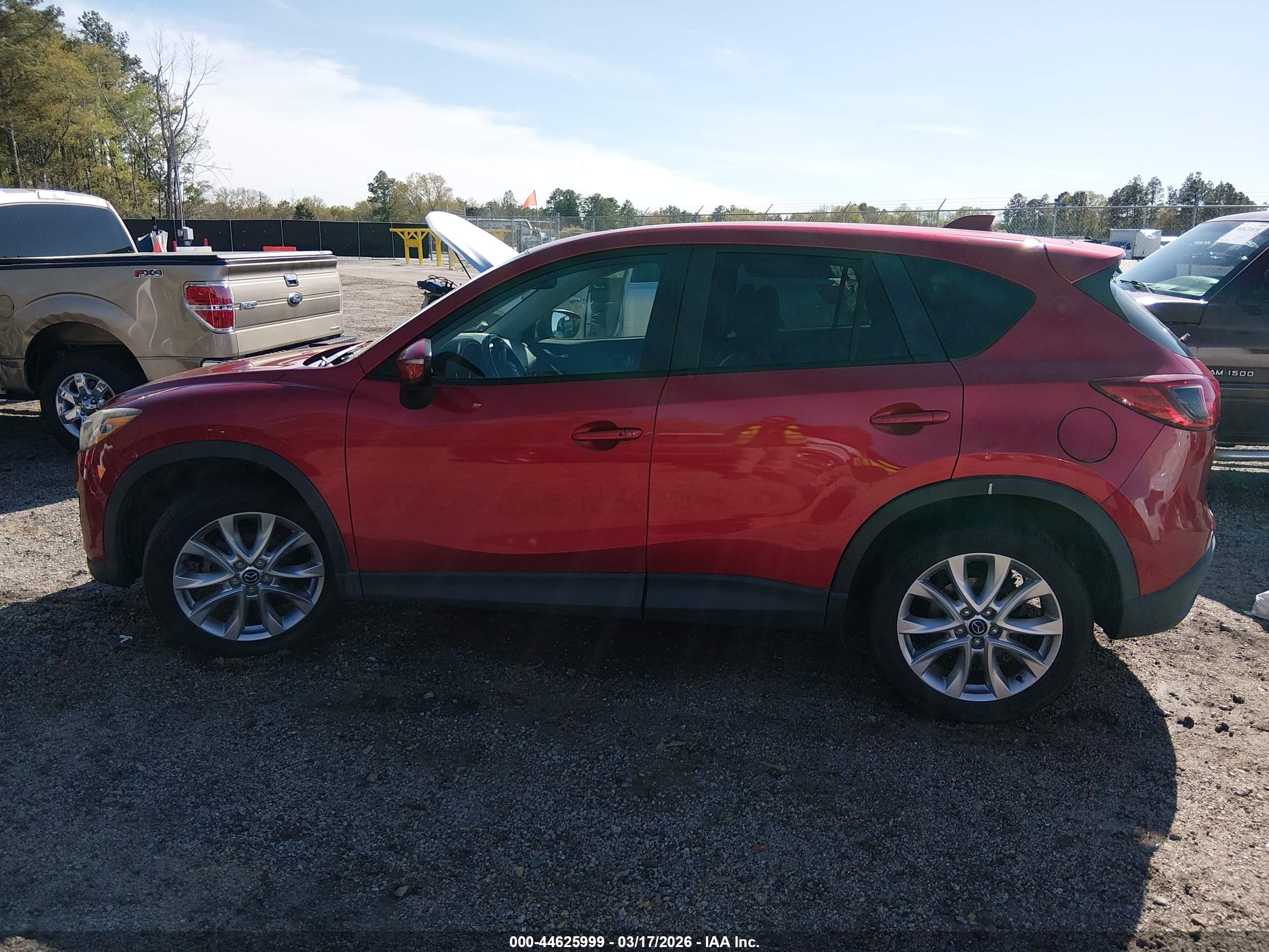2015 Mazda Cx-5 Grand Touring Red vin: JM3KE4DY7F0470737