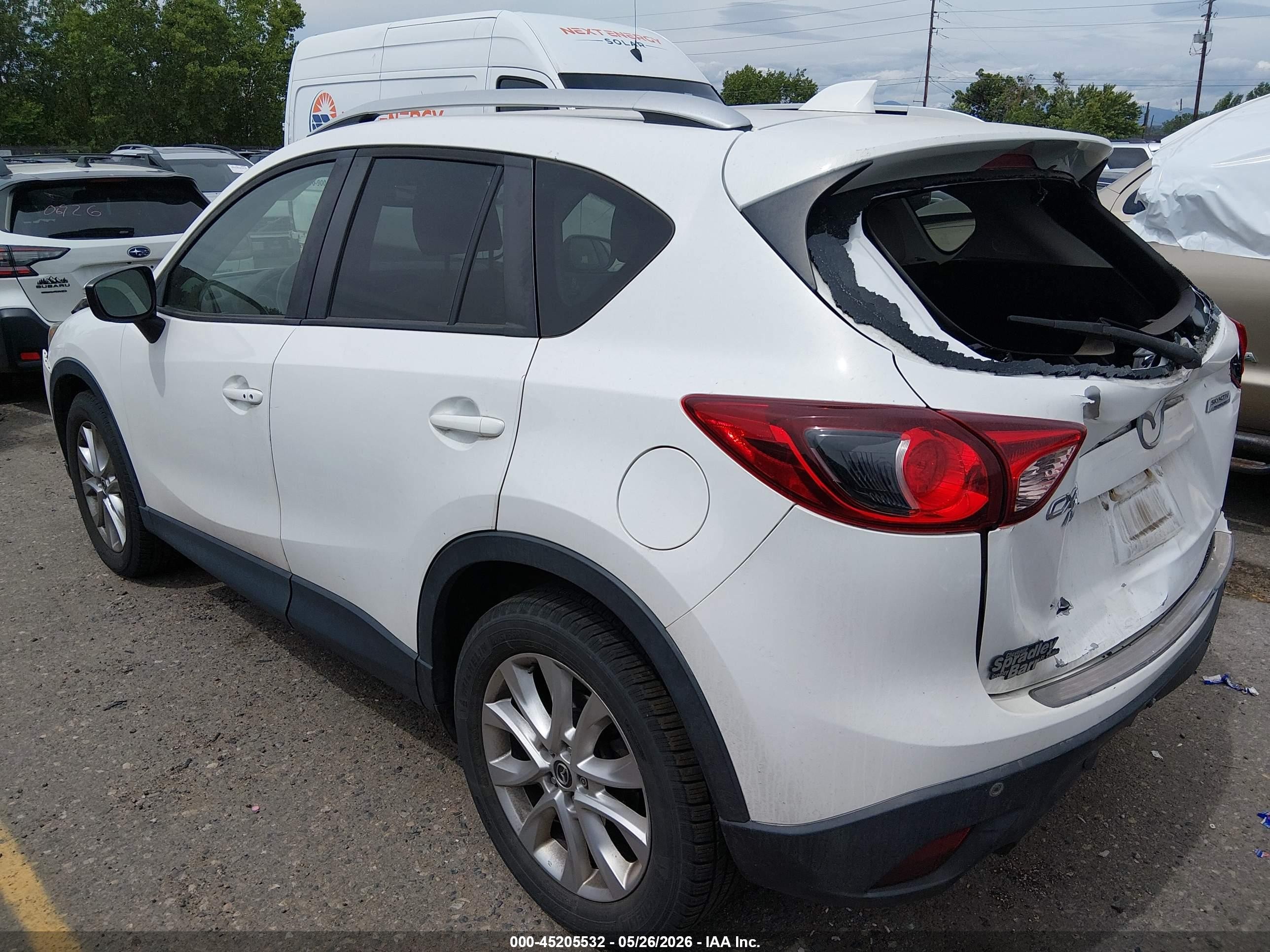 2015 Mazda Cx-5 Grand Touring Белый vin: JM3KE4DY7F0493242
