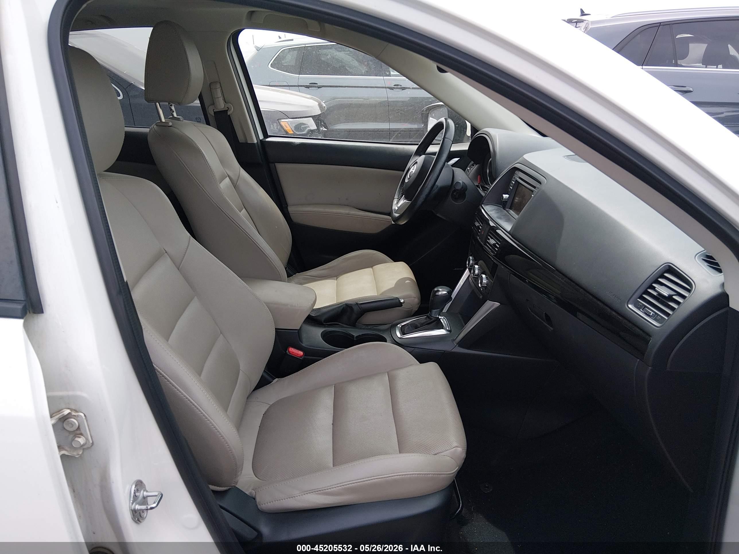 2015 Mazda Cx-5 Grand Touring Белый vin: JM3KE4DY7F0493242
