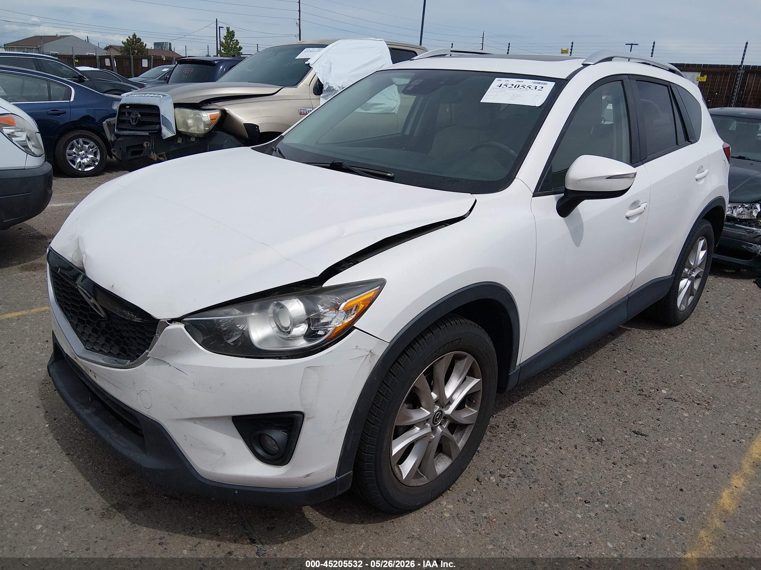 2015 Mazda Cx-5 Grand Touring Белый vin: JM3KE4DY7F0493242