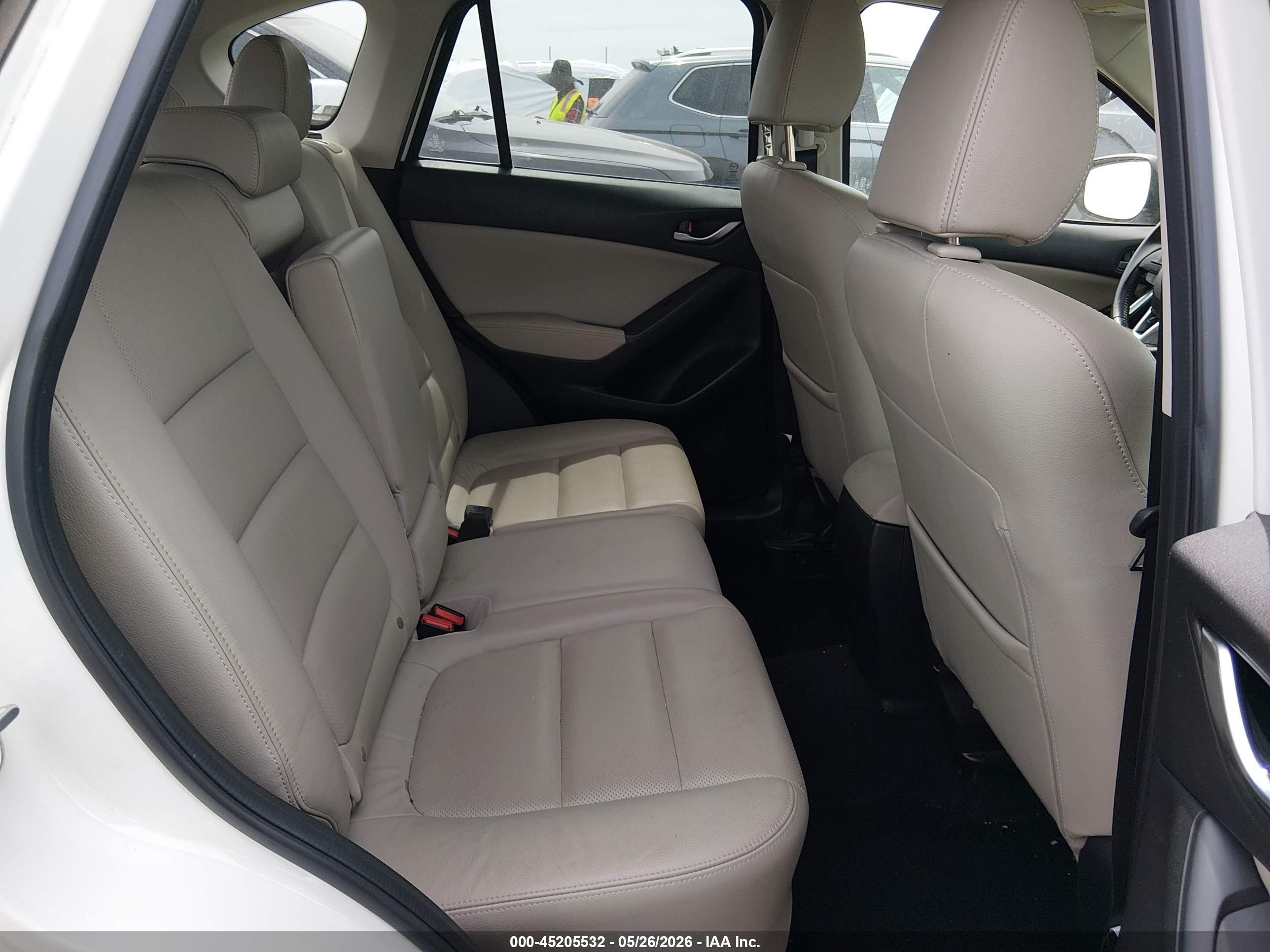 2015 Mazda Cx-5 Grand Touring Белый vin: JM3KE4DY7F0493242