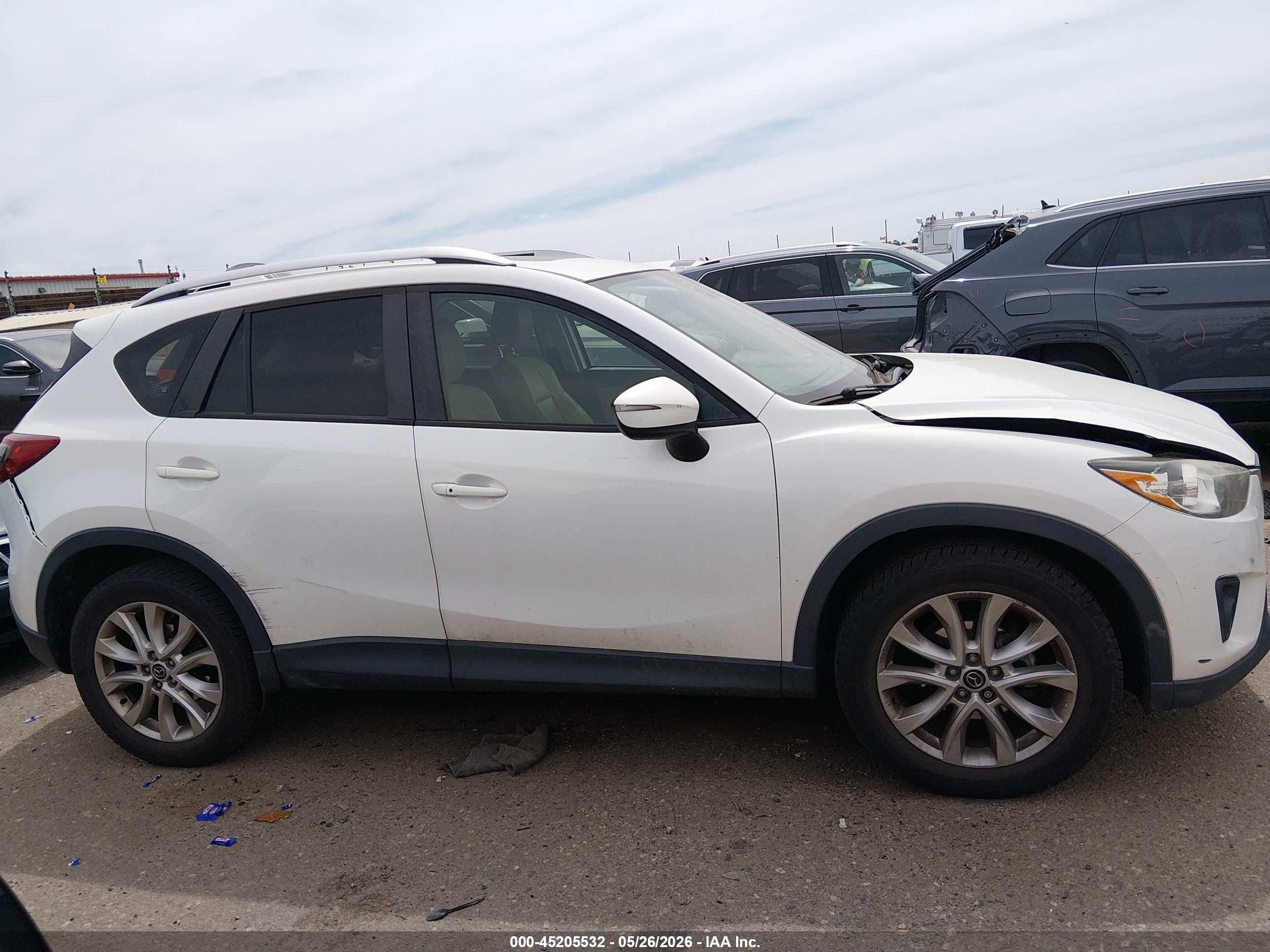 2015 Mazda Cx-5 Grand Touring Белый vin: JM3KE4DY7F0493242