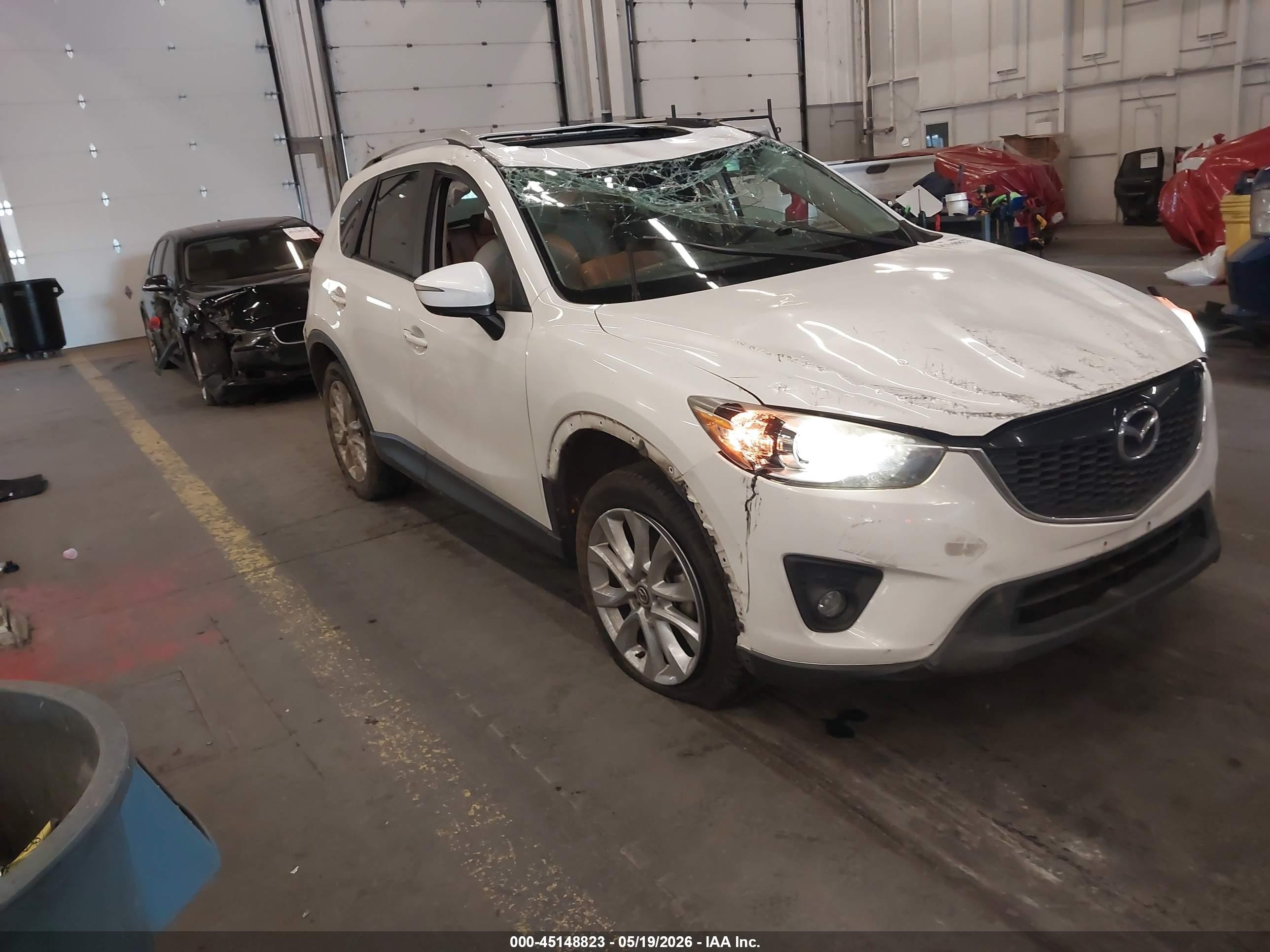 2015 Mazda Cx-5 Grand Touring White vin: JM3KE4DY7F0506653