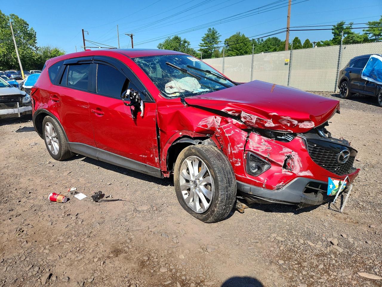 2015 Mazda Cx-5 Gt Red vin: JM3KE4DY7F0518642