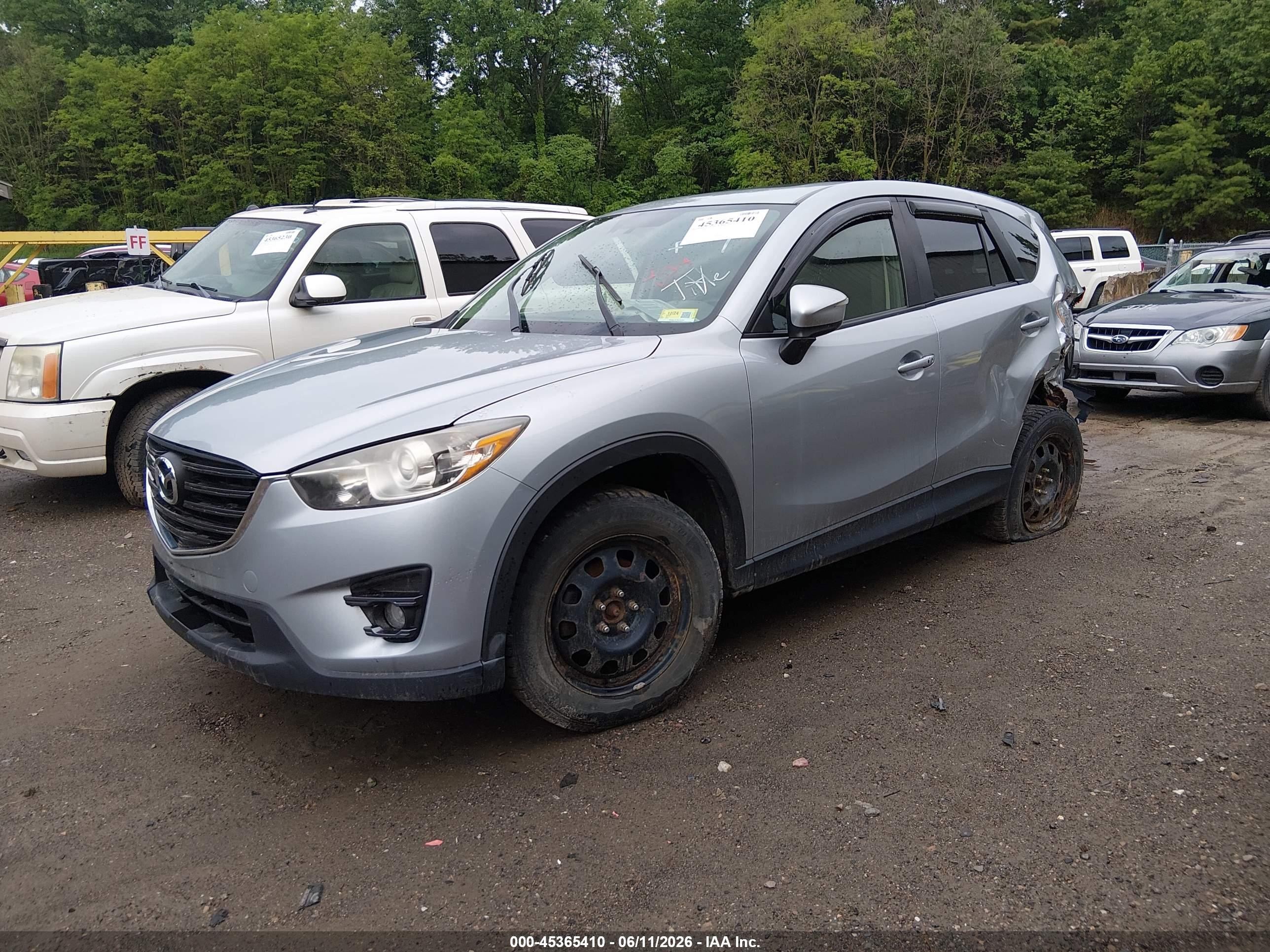 2016 Mazda Cx-5 Grand Touring Light Blue vin: JM3KE4DY7G0644176