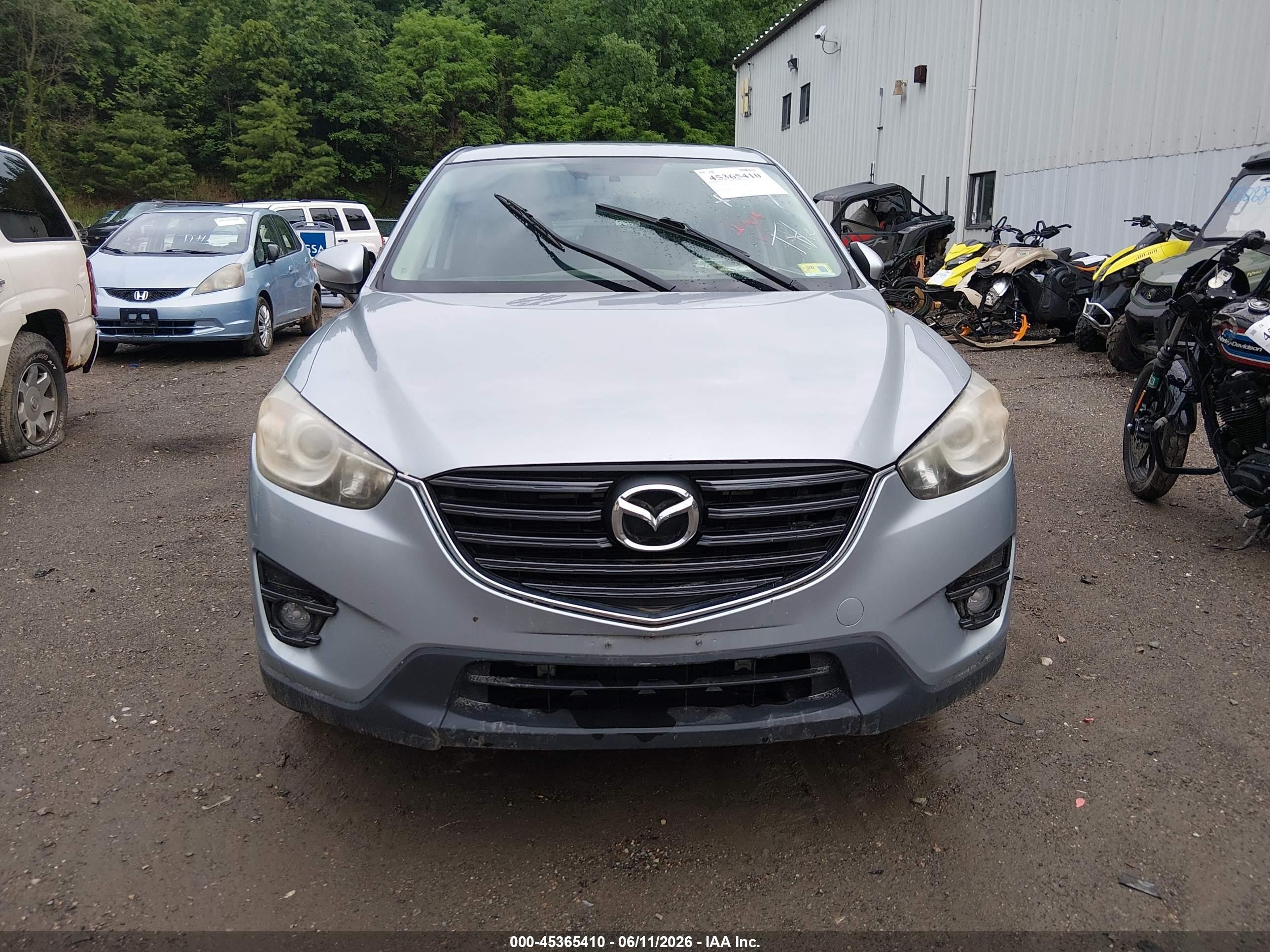 2016 Mazda Cx-5 Grand Touring Light Blue vin: JM3KE4DY7G0644176