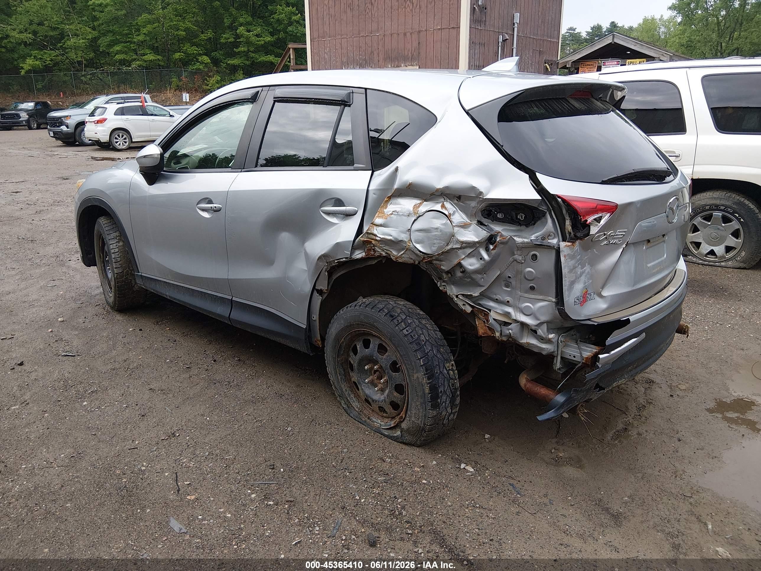 2016 Mazda Cx-5 Grand Touring Light Blue vin: JM3KE4DY7G0644176