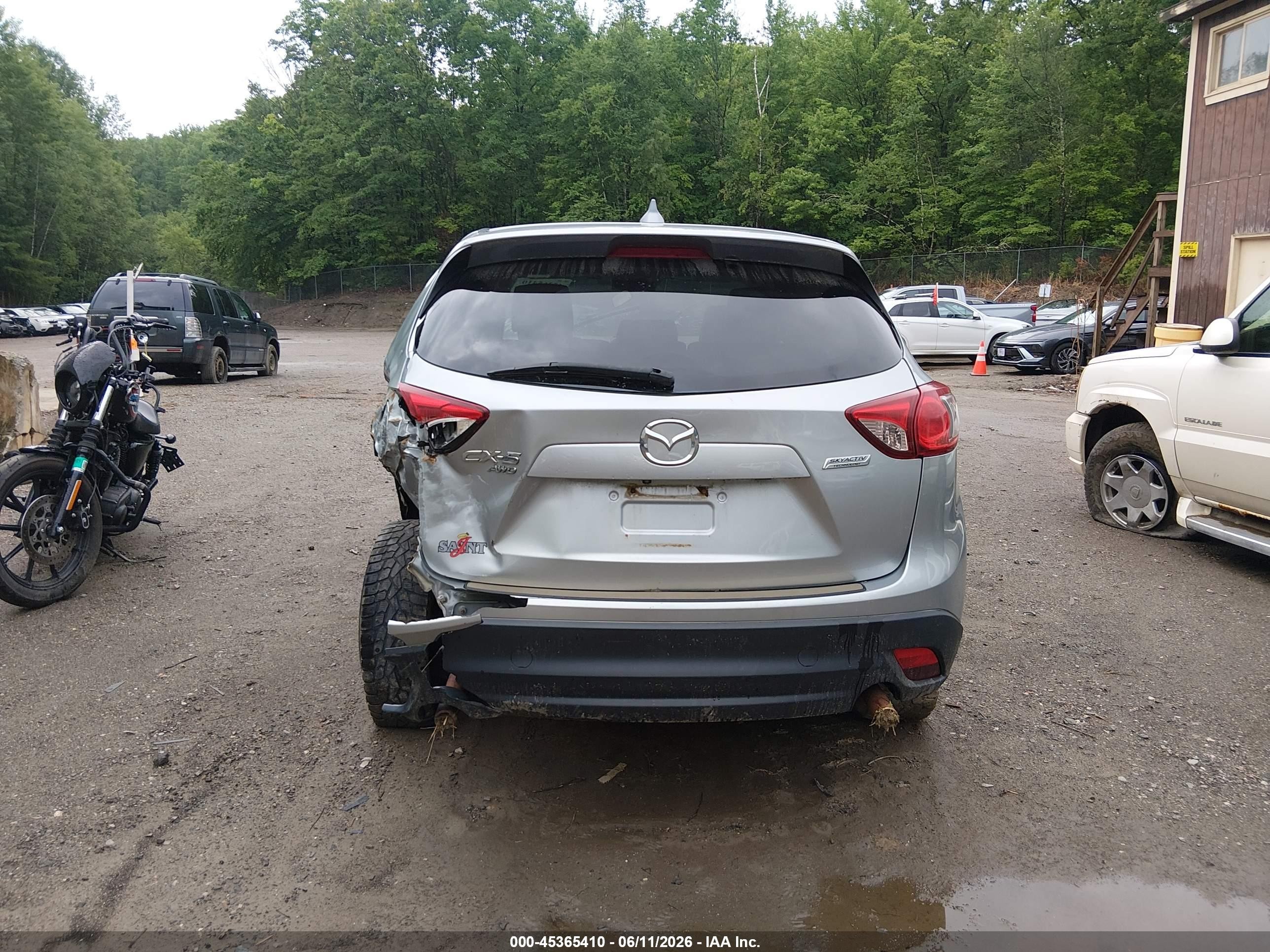 2016 Mazda Cx-5 Grand Touring Light Blue vin: JM3KE4DY7G0644176