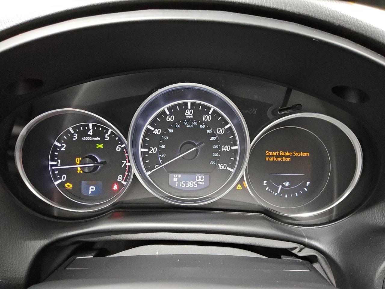 2016 Mazda Cx-5 Gt Blue vin: JM3KE4DY7G0726246 Damage: Warning Light - Engine, On, Unacceptable