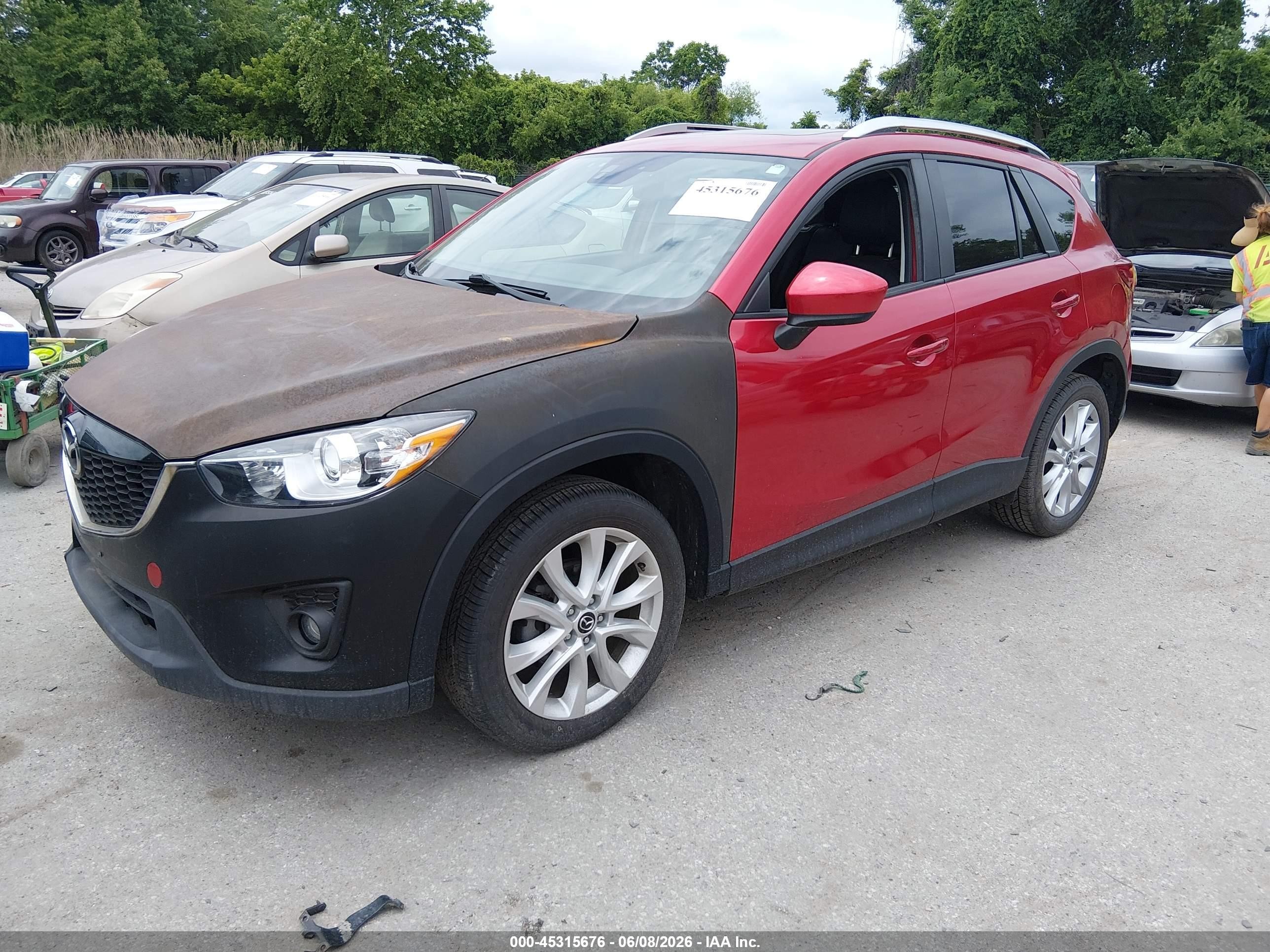 2014 Mazda Cx-5 Grand Touring Красный vin: JM3KE4DY8E0421237