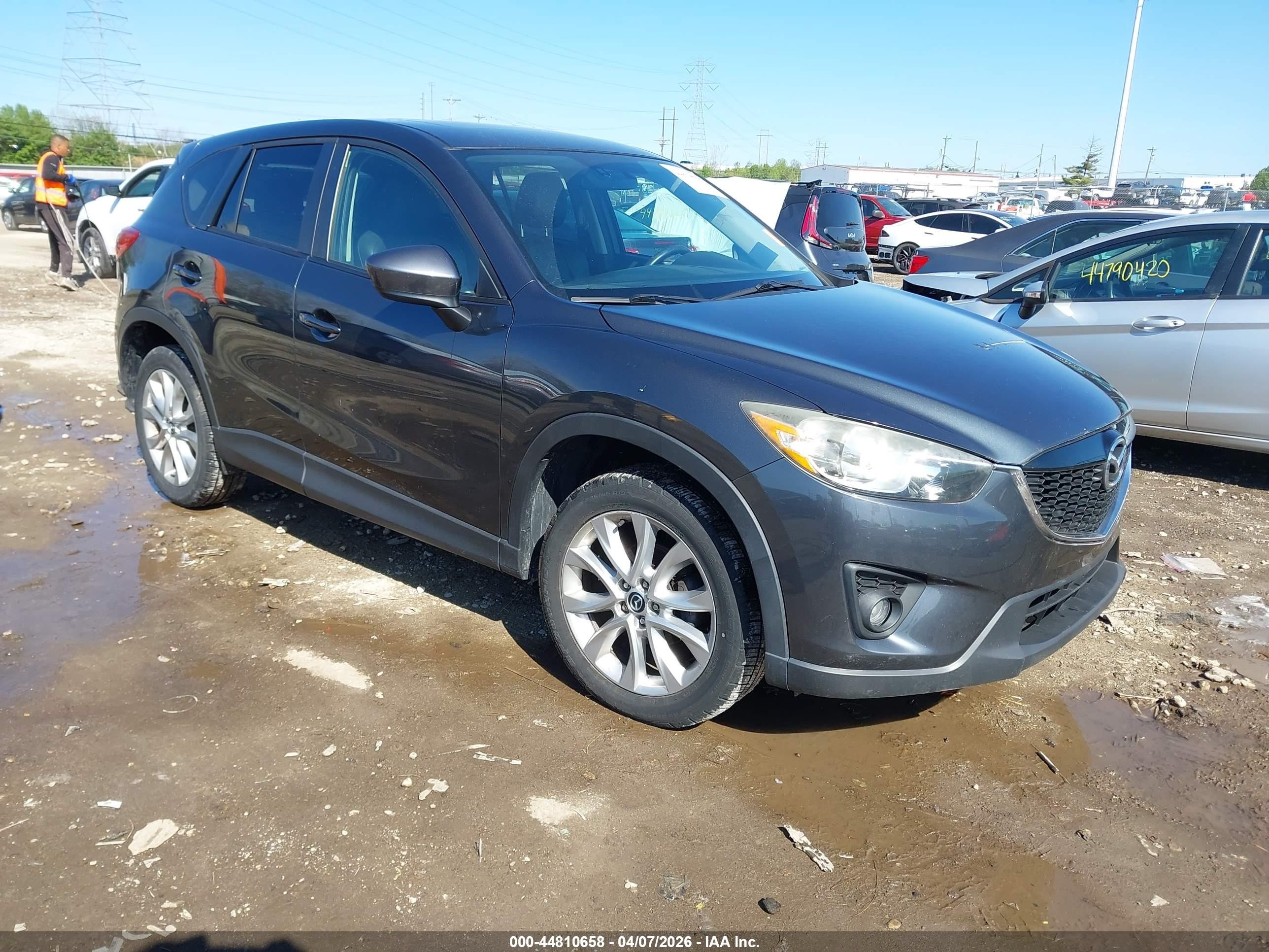 2015 Mazda Cx-5 Grand Touring Gray vin: JM3KE4DY8F0445409