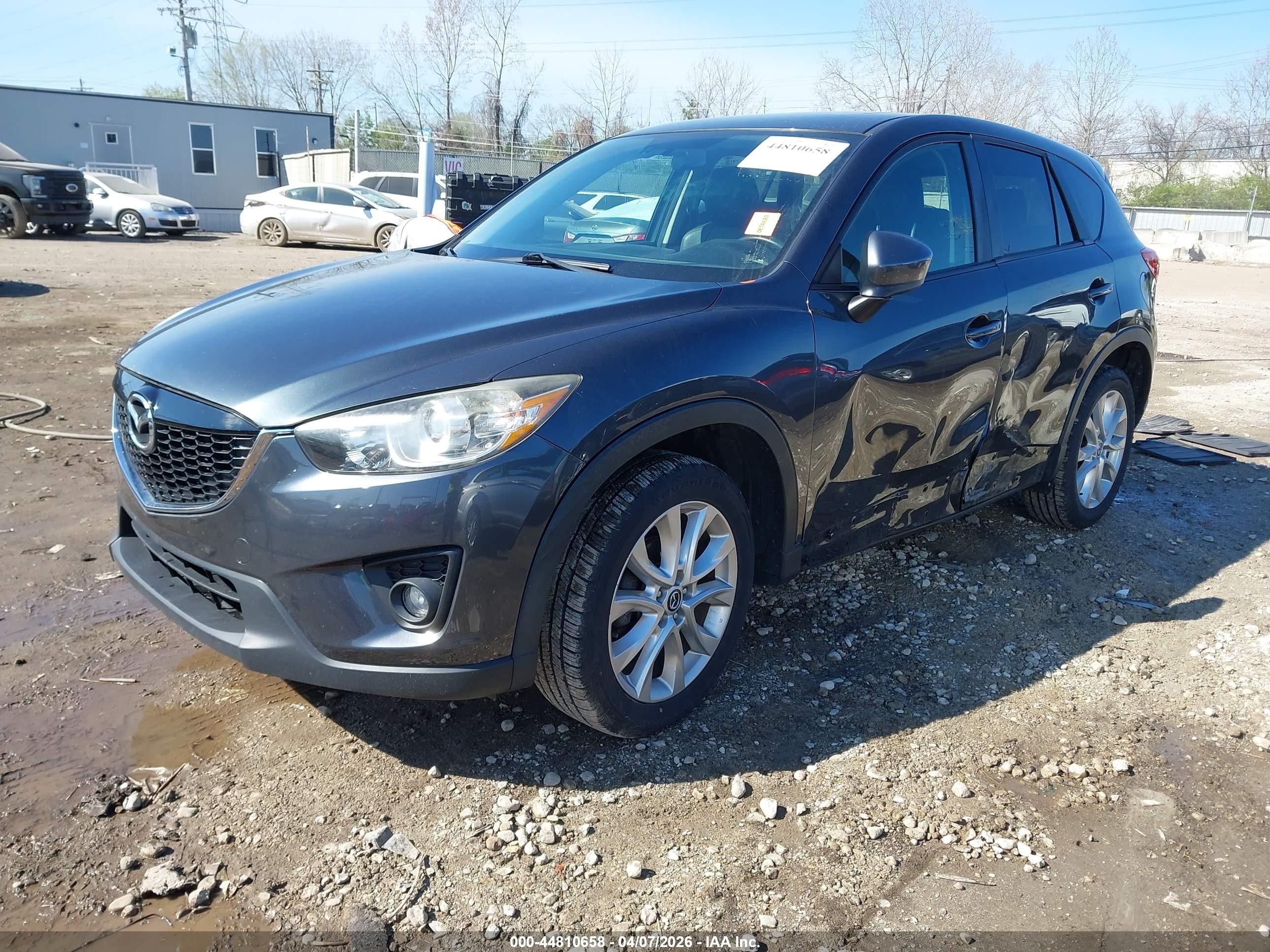 2015 Mazda Cx-5 Grand Touring Gray vin: JM3KE4DY8F0445409