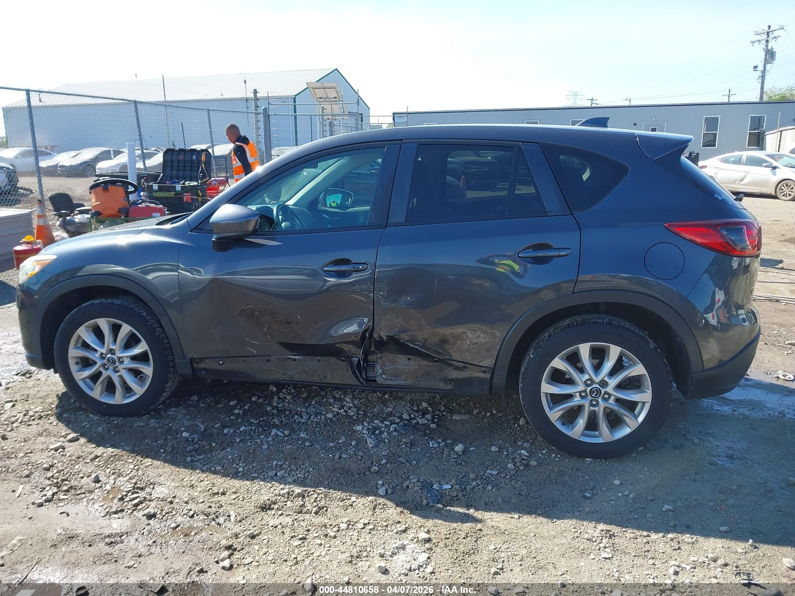 2015 Mazda Cx-5 Grand Touring Gray vin: JM3KE4DY8F0445409