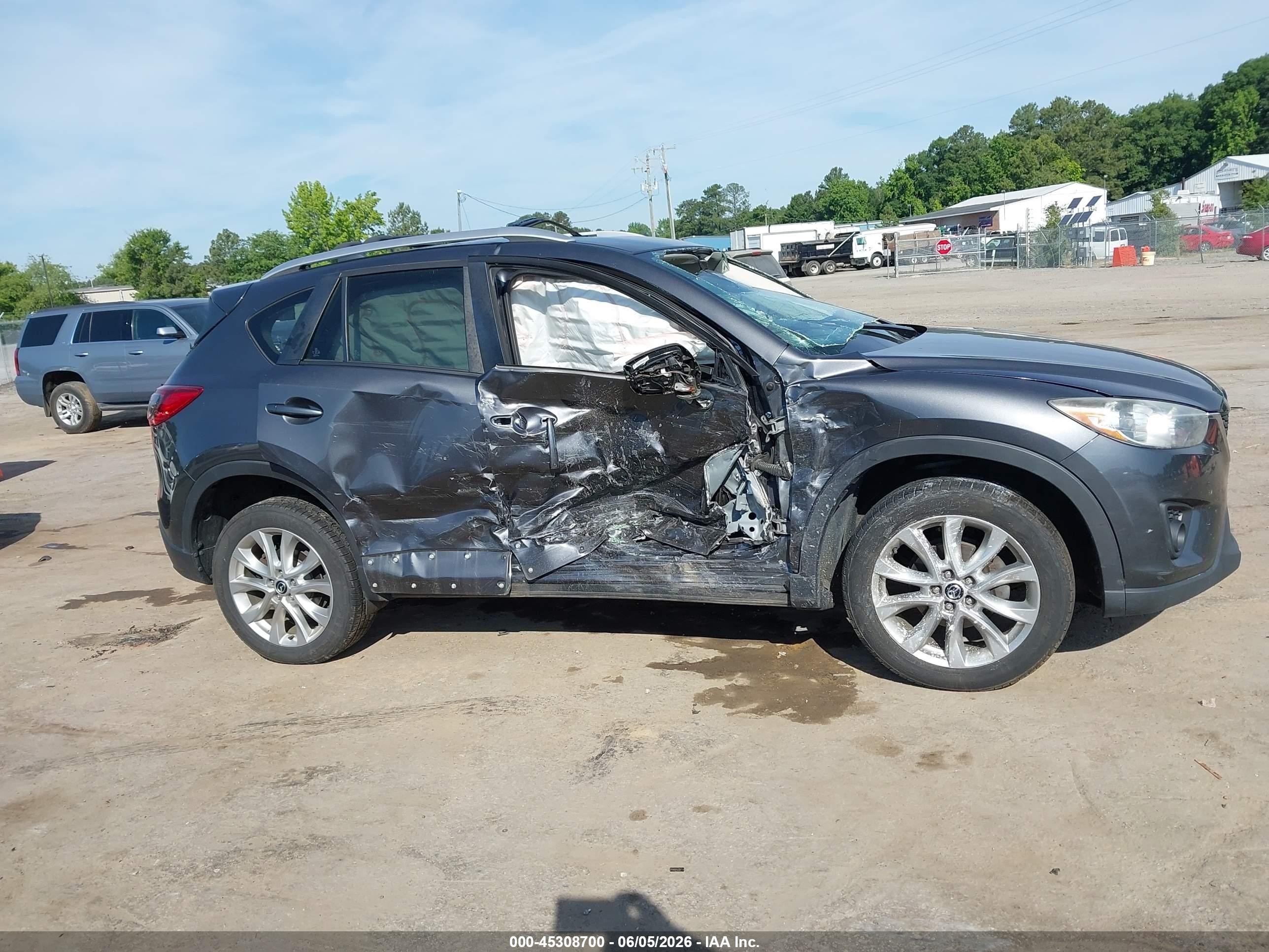 2015 Mazda Cx-5 Grand Touring Gray vin: JM3KE4DY8F0461867