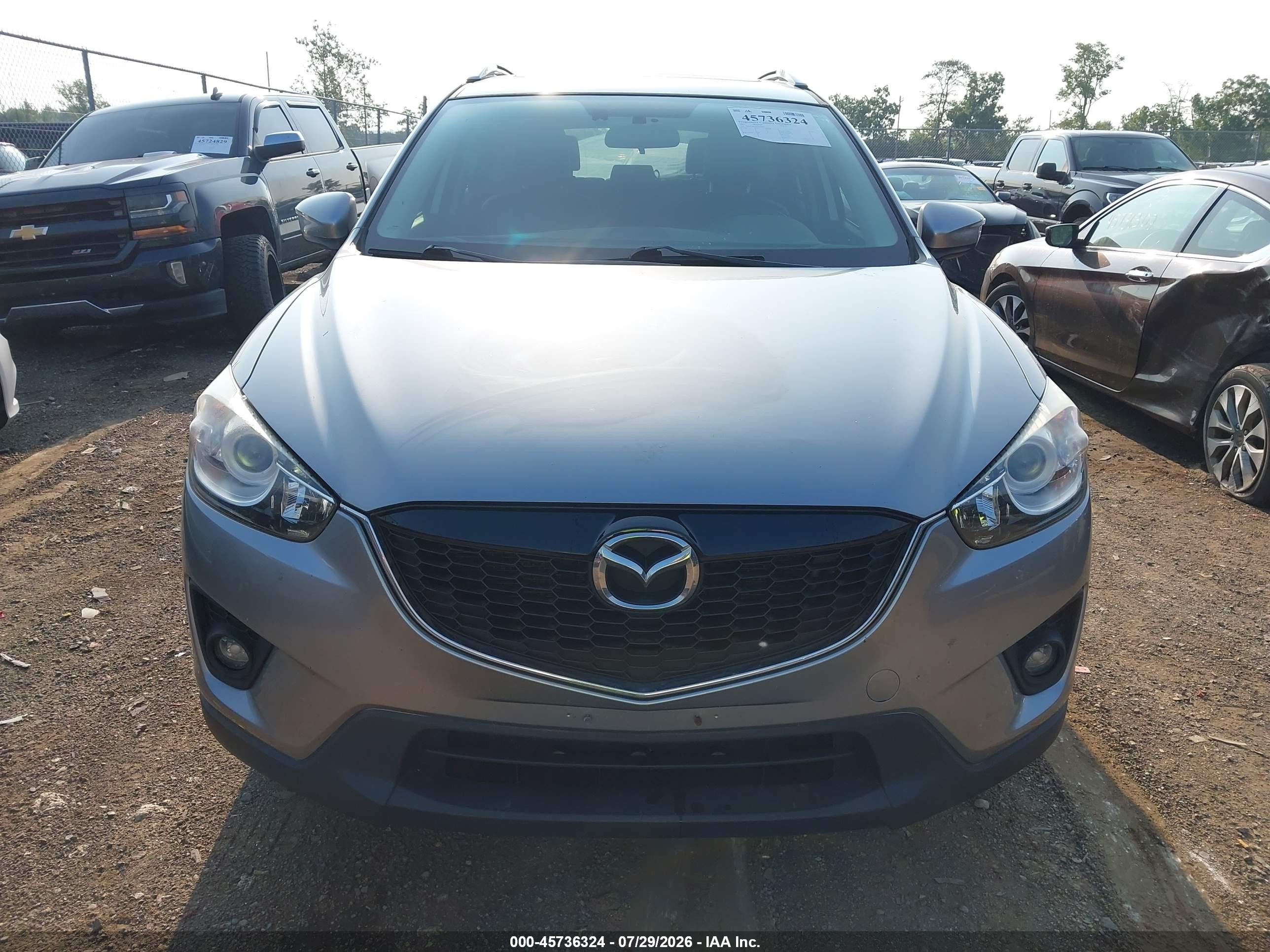 2015 Mazda Cx-5 Grand Touring Silver vin: JM3KE4DY8F0469550