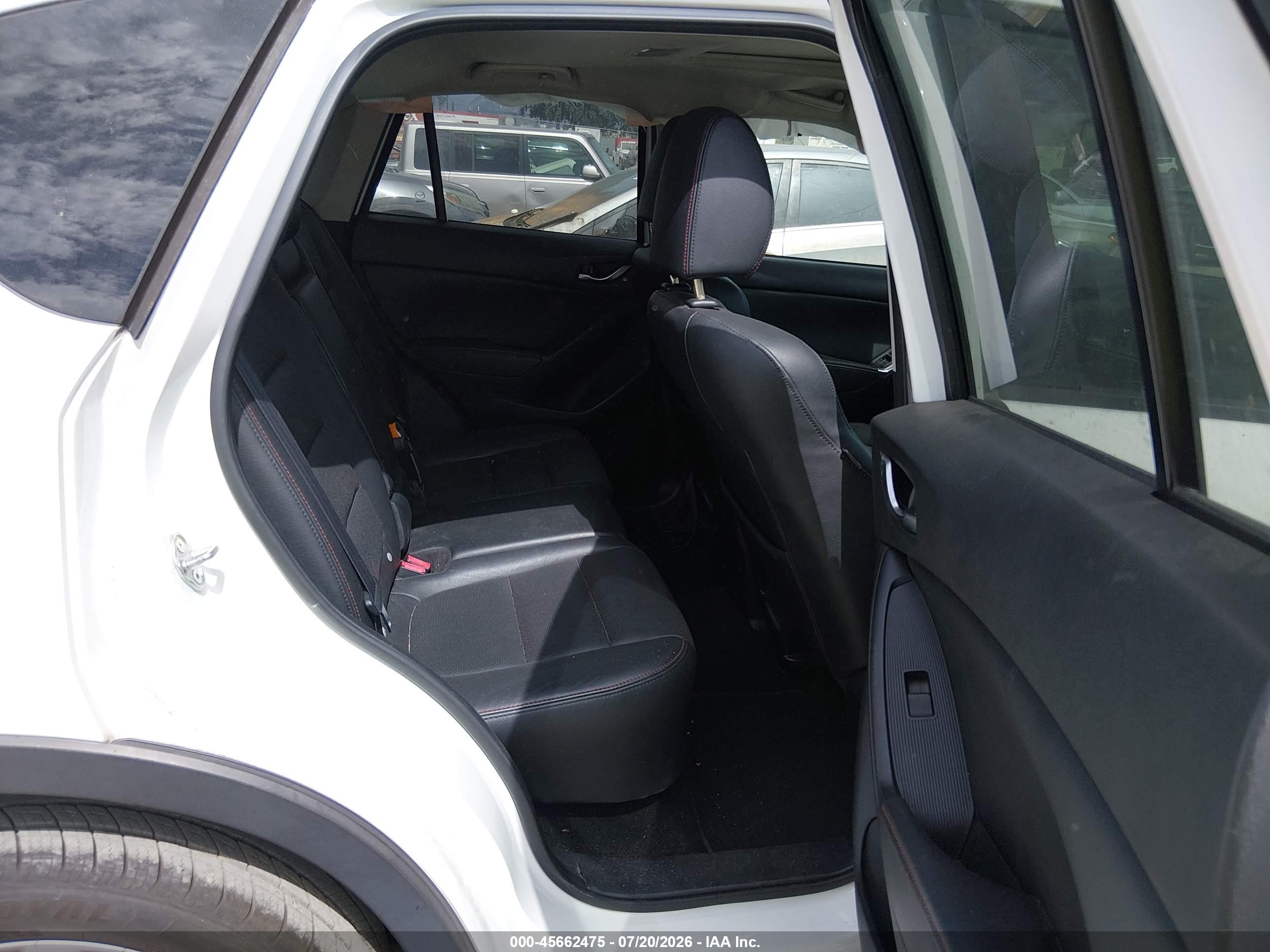 2015 Mazda Cx-5 Grand Touring White vin: JM3KE4DY8F0490009